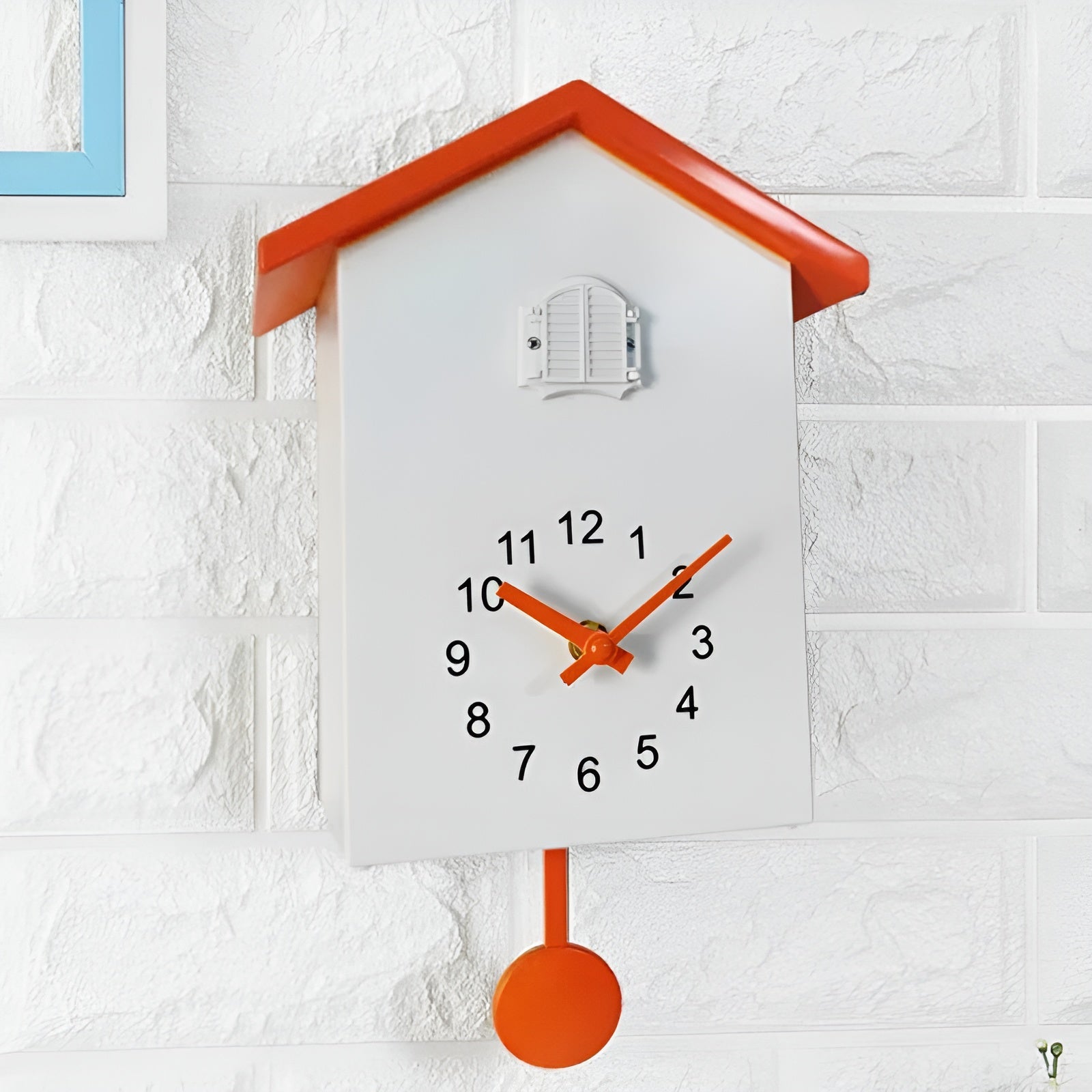 Moderne Kuckucksuhr mit Musikbox – Stilvolle Wanduhr aus hochwertigem ABS | Verstellbare Lautstärke