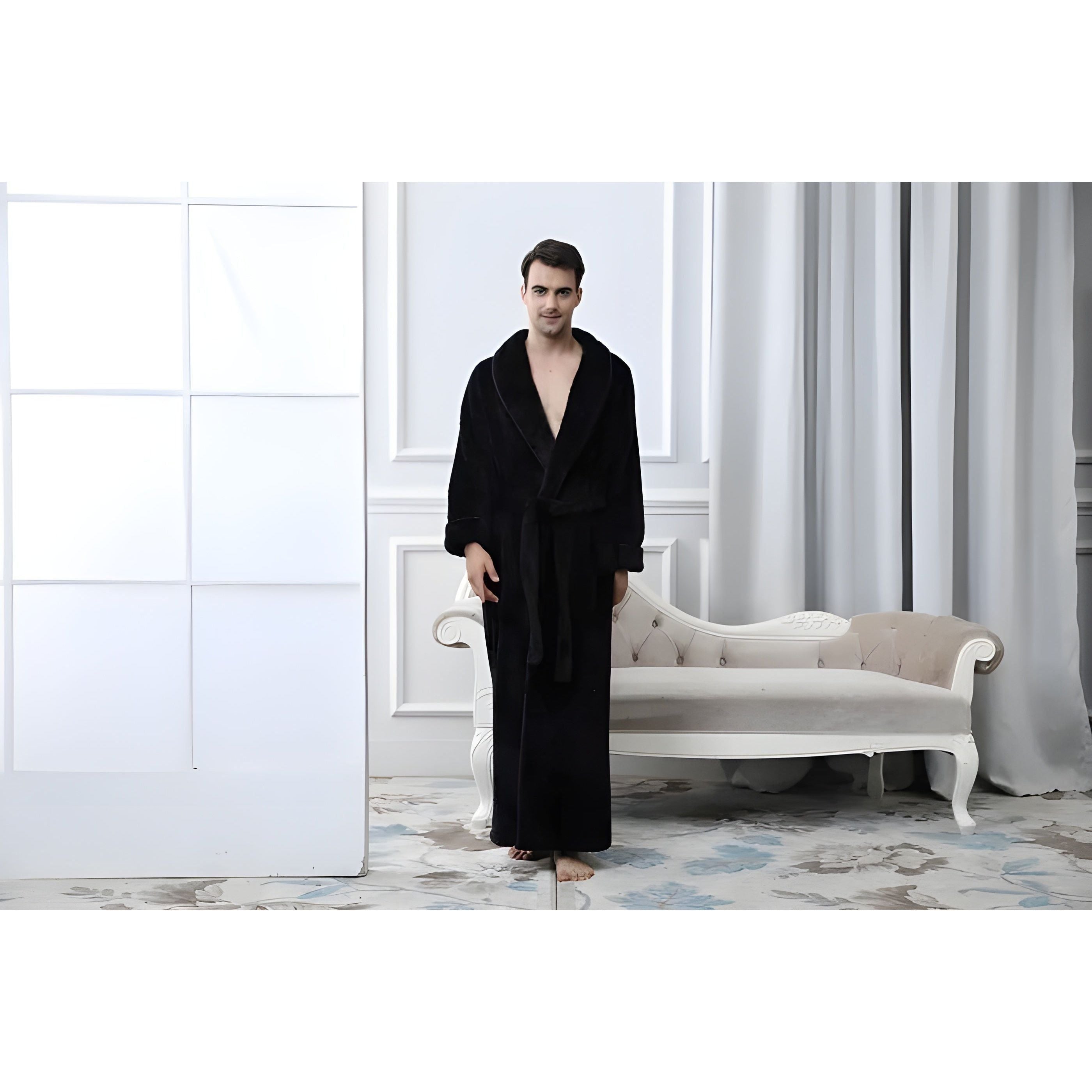 Alex Bathrobe - Luxus-Thermo-Bademantel aus Jacquard