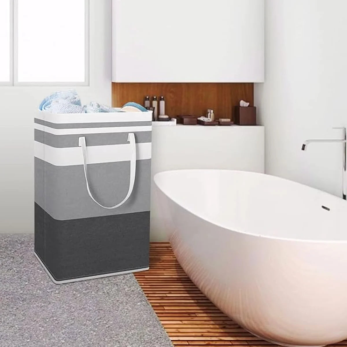 Faltbarer Wäschekorb – Wasserdicht und Tragbar | Ideal für Schlafzimmer & Waschräume