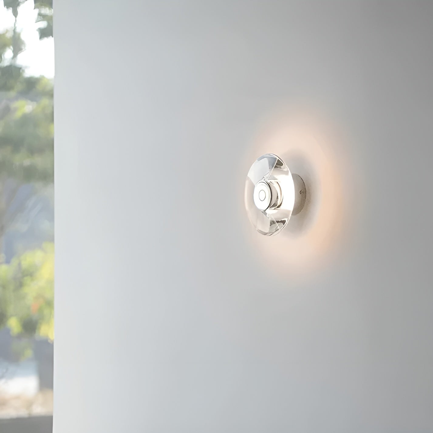 „Kristall-Wandleuchte – Elegant und Minimalistisch | Dekorative Beleuchtung für Zuhause