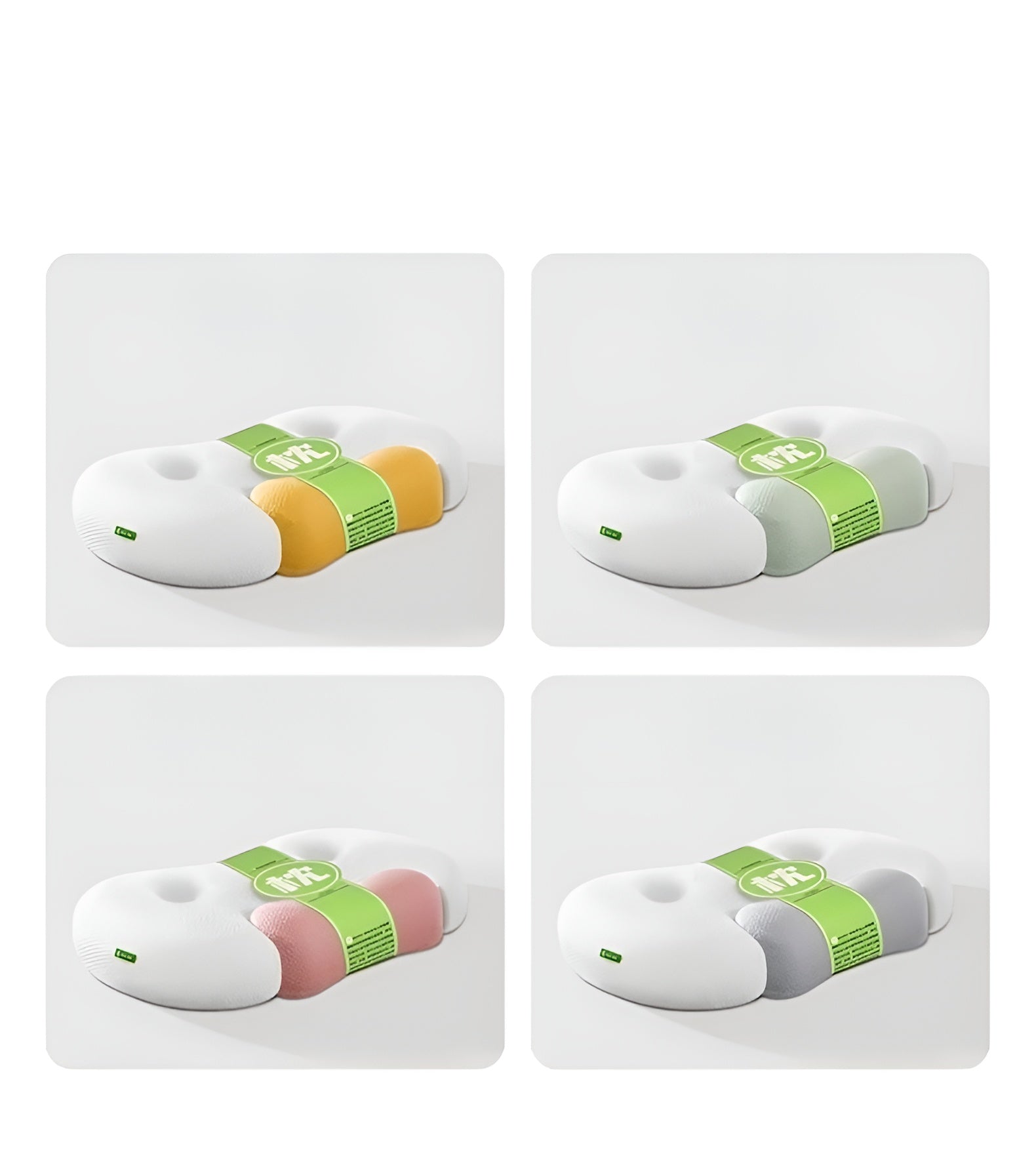 Nackenkissen aus Memory-Schaumstoff – Ergonomisches orthopädisches Konturstützkissen Bettkissen zur Linderung von Nackenschmerzen