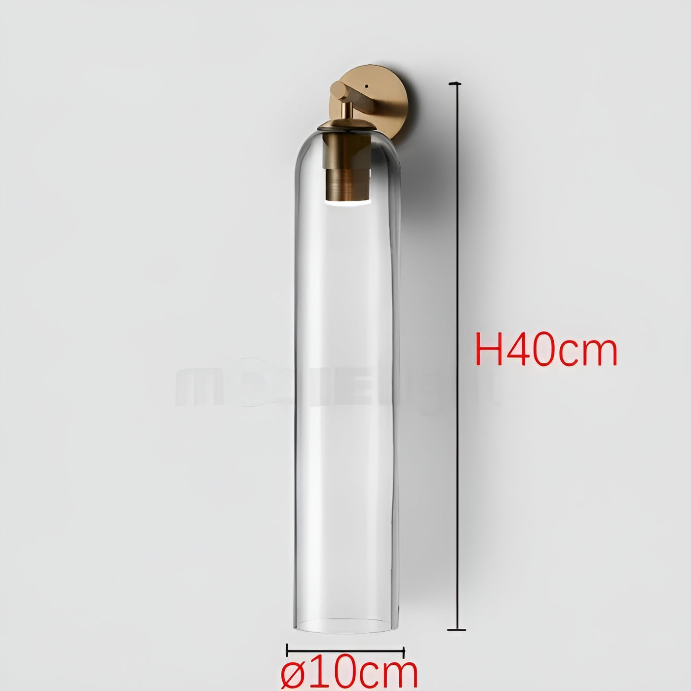 LustraGlow Light - Moderne LED-Wandleuchte für die Wandmontage aus Glas