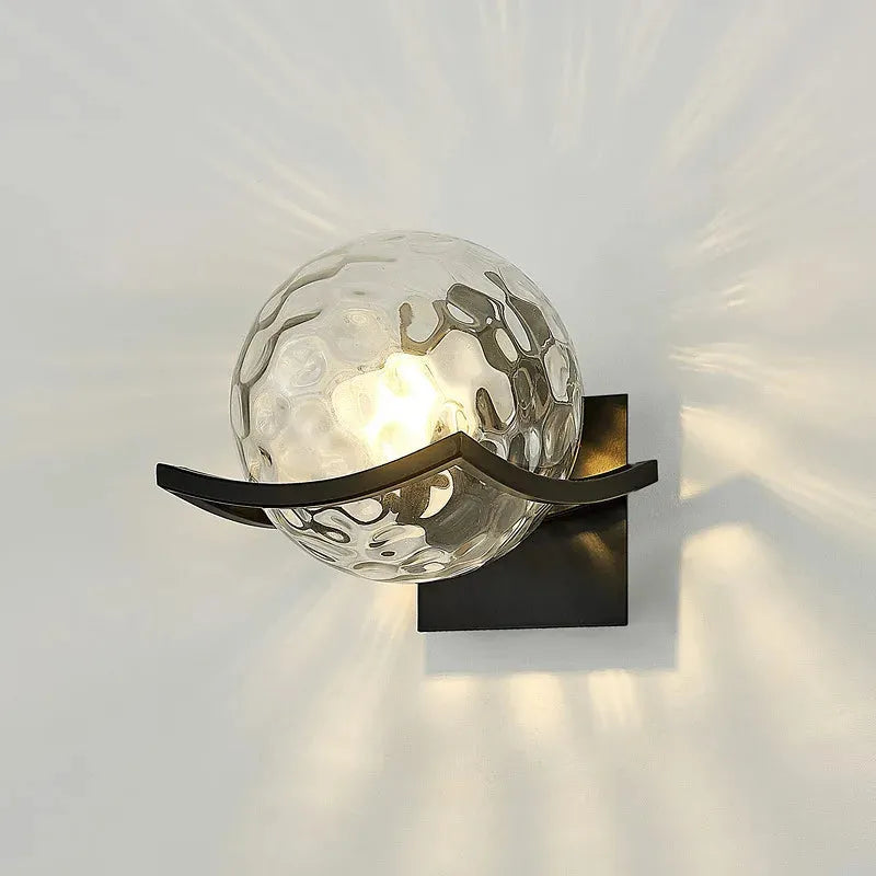 LED-Wandleuchte aus Glas – Moderne, Dekorative Beleuchtung