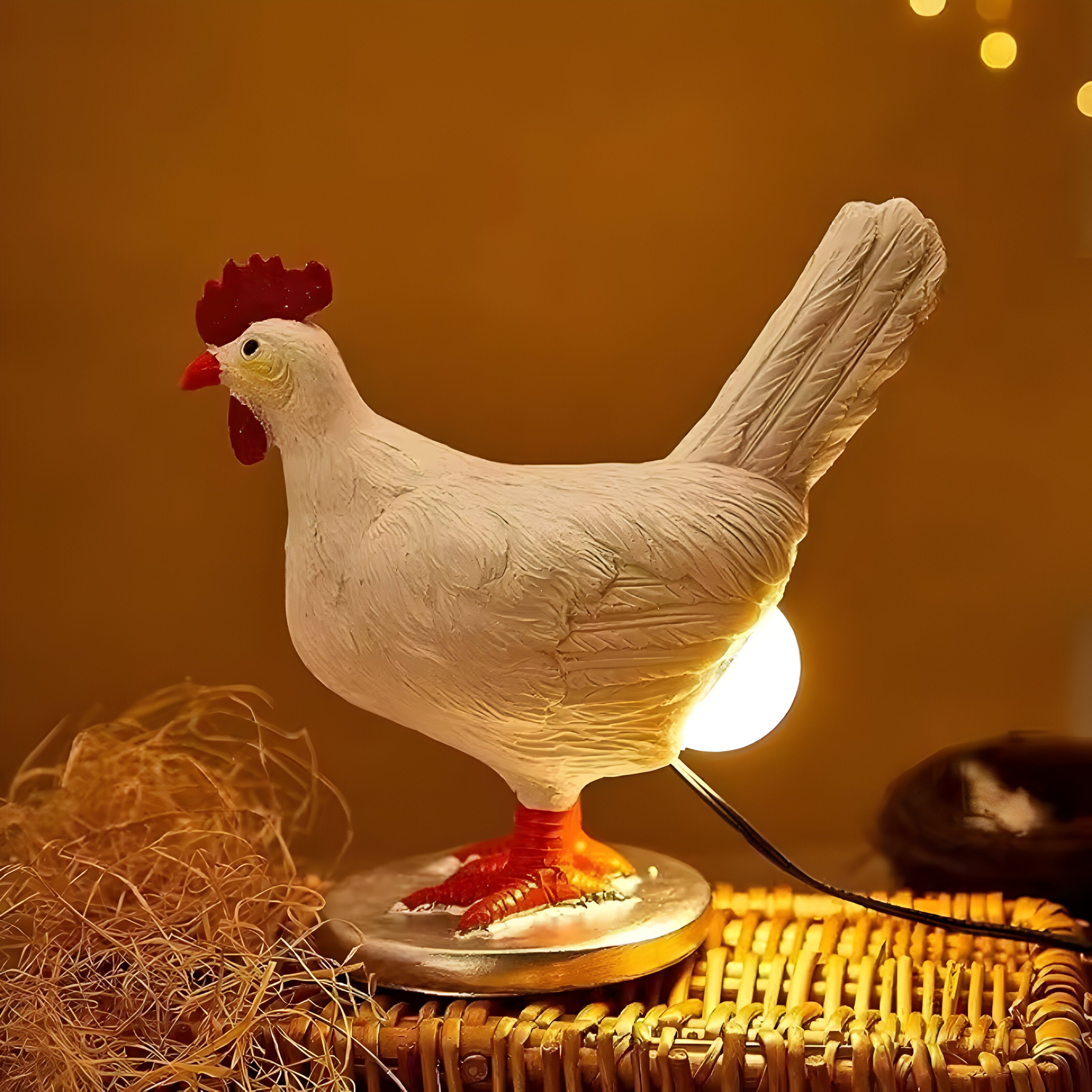 ChickGlow Licht – Huhn LED Tisch‑Nachtlicht