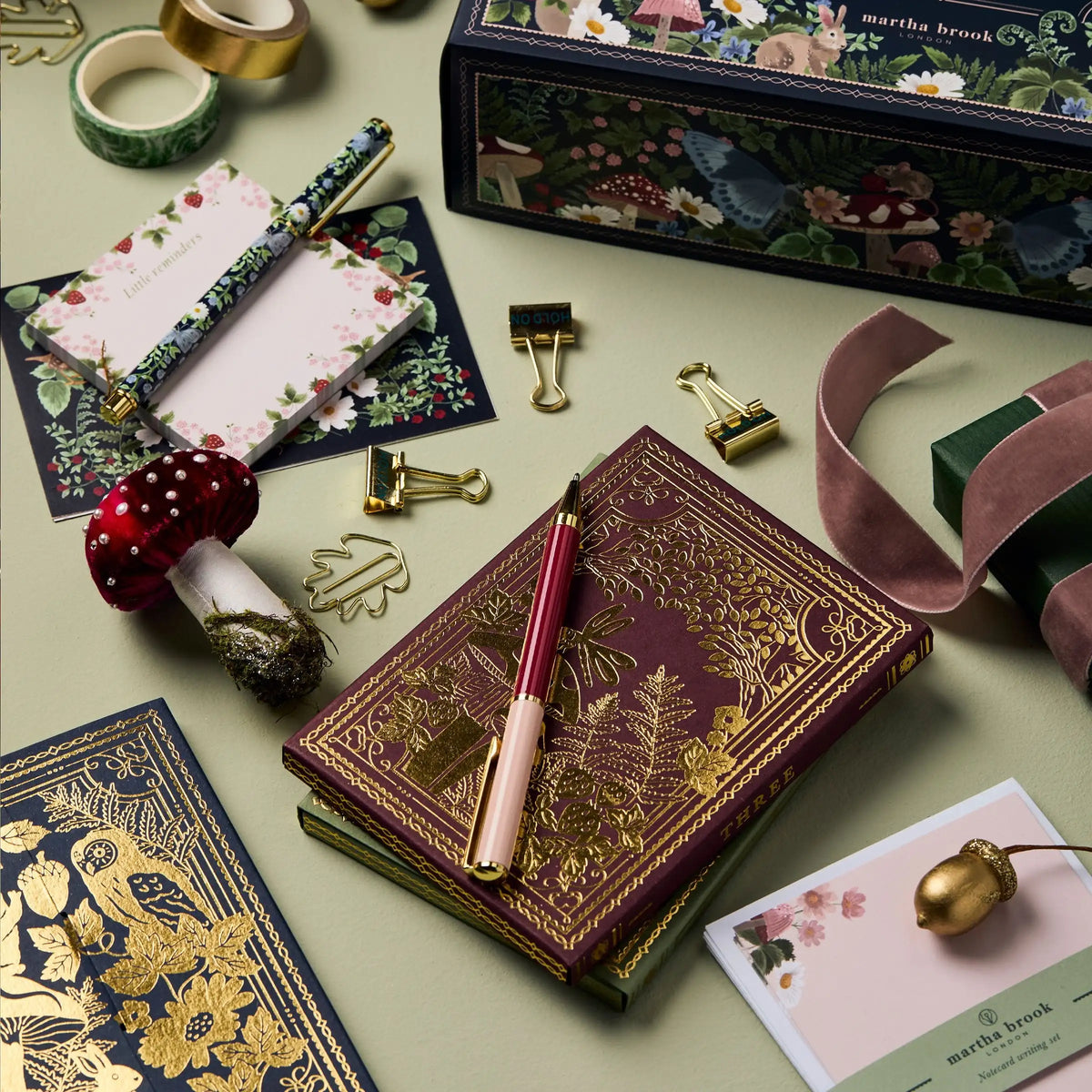 Sticker, Washi-Tape und Clips aus dem Adventskalender