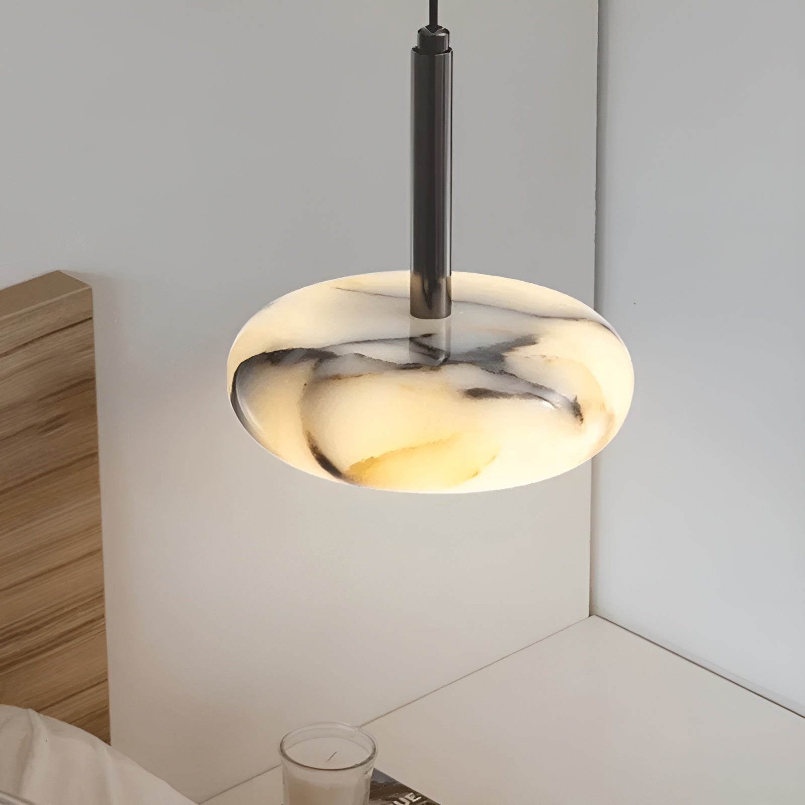 Led-pendellampe I Marmor – Stilig Accentbelysning | Perfekt For Oppholdsrom