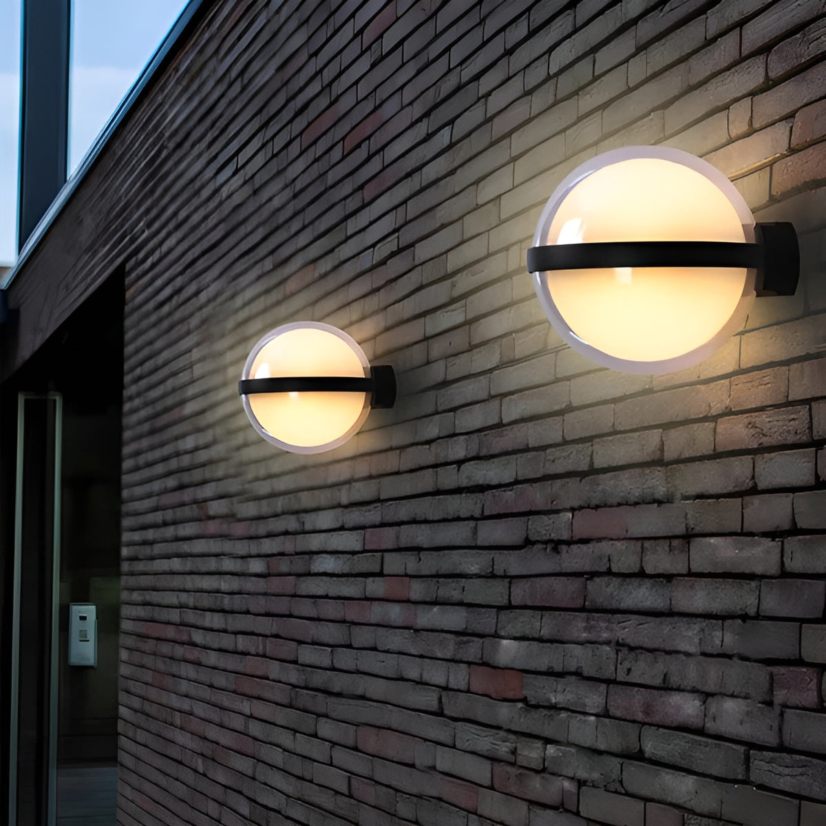 Runde LED Wandleuchte für Außen – Wasserdicht und Modern | Ideal für Garten, Balkon & Eingang