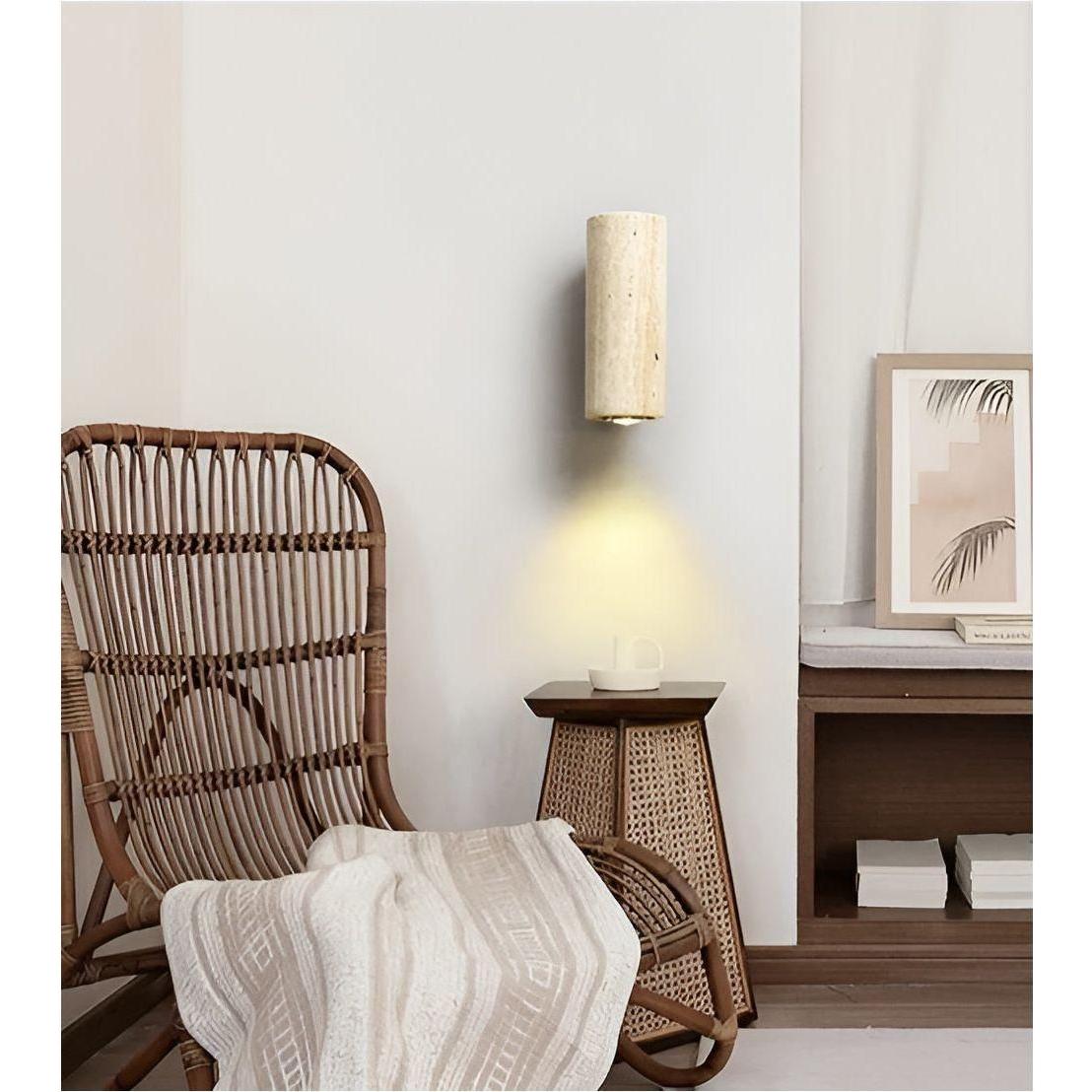 LED MarbleScape - Wabi Sabi LED-Wandleuchte mit Japanischem Design - Elegare