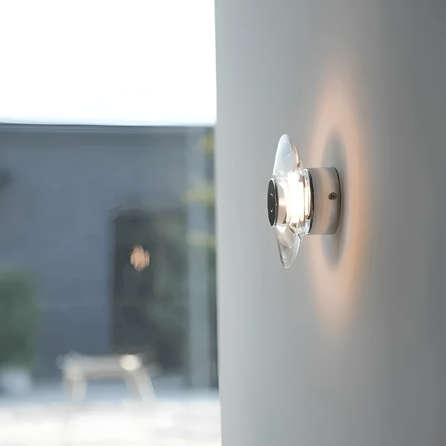 „Kristall-Wandleuchte – Elegant und Minimalistisch | Dekorative Beleuchtung für Zuhause