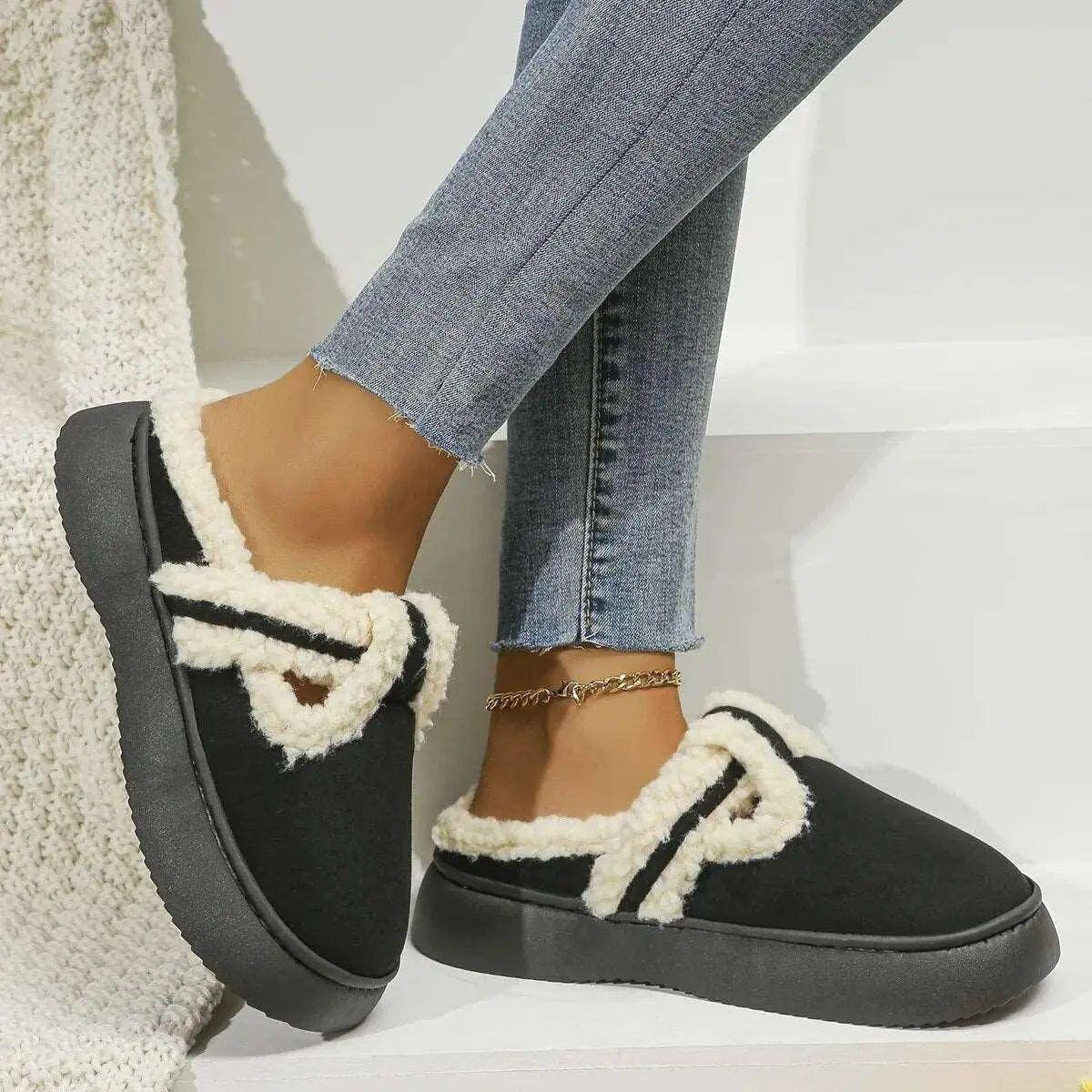 Sandi - Warme flauschige Hausschuhe - Elegare - DEA082 -