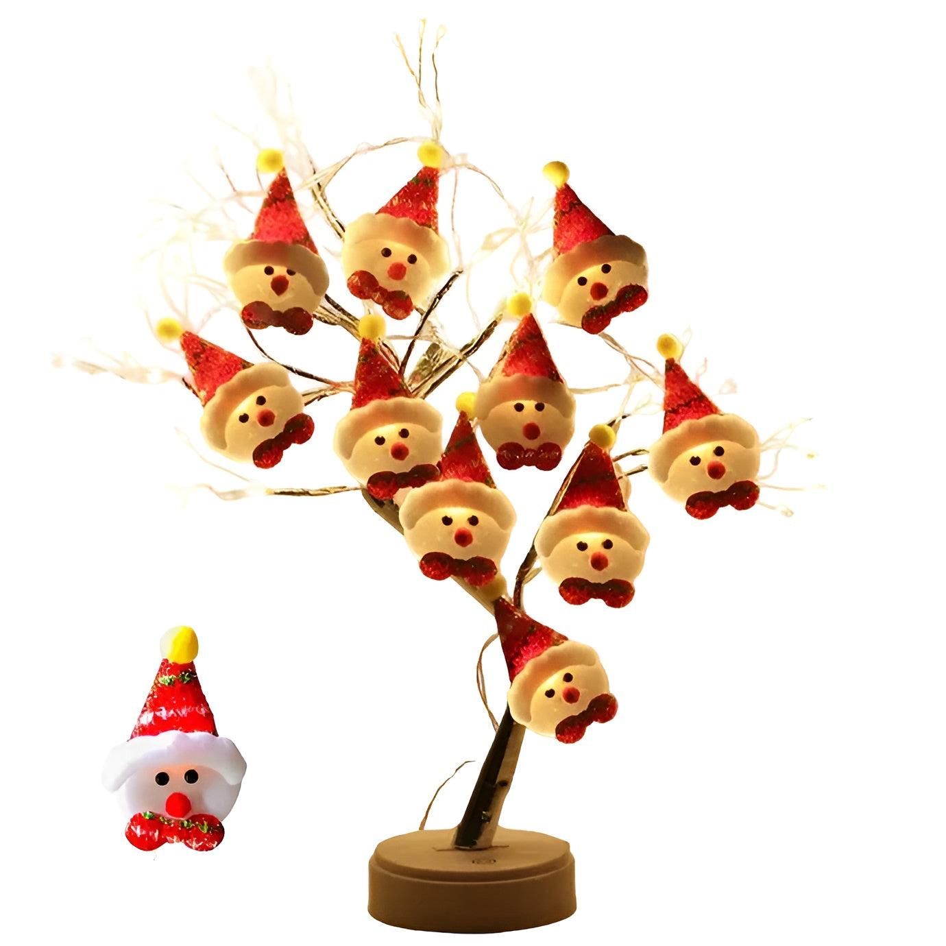 Schneemann Lichterkette – Festliche Weihnachtsbeleuchtung | Dekorative Anhänger für Tannenbaum