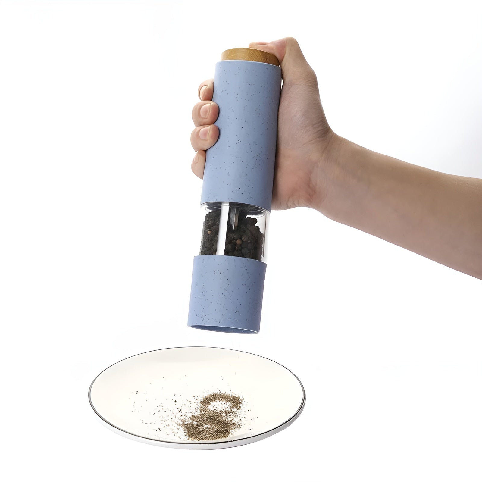 Pfeffermühle mit Keramikmahlwerk – Mit Licht | Für Kräuter und Gewürze
