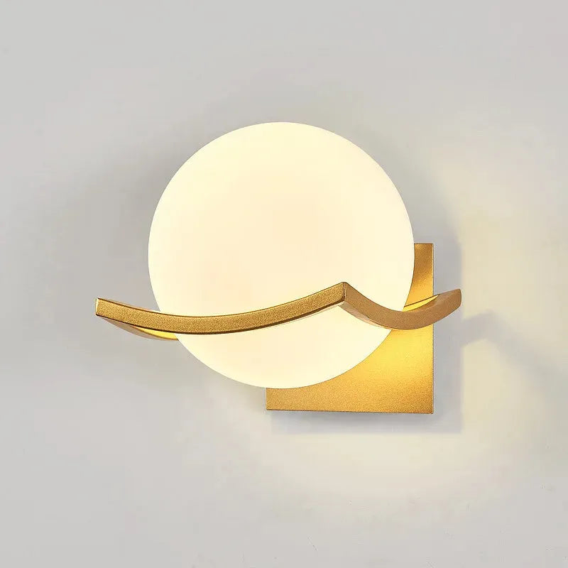 LED-Wandleuchte aus Glas – Moderne, Dekorative Beleuchtung
