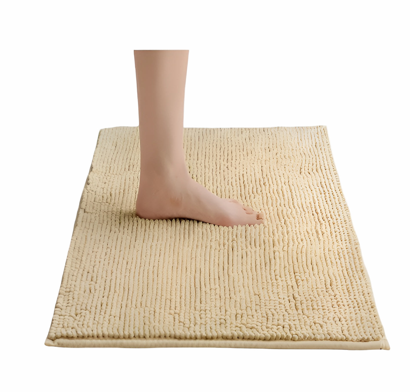 Badezimmerteppich – Rutschfest und Saugfähig | Ideal für Dusche, WC und Eingang