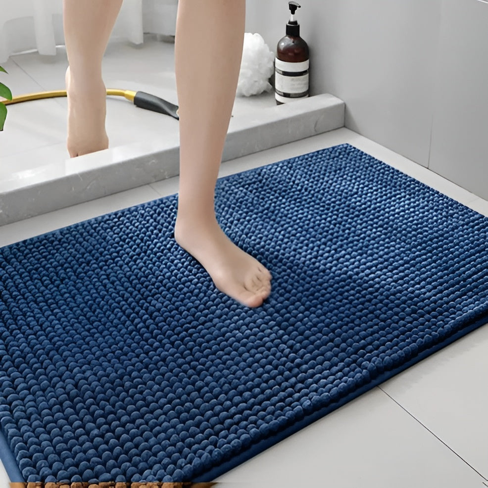 Badezimmerteppich – Rutschfest und Saugfähig | Ideal für Dusche, WC und Eingang