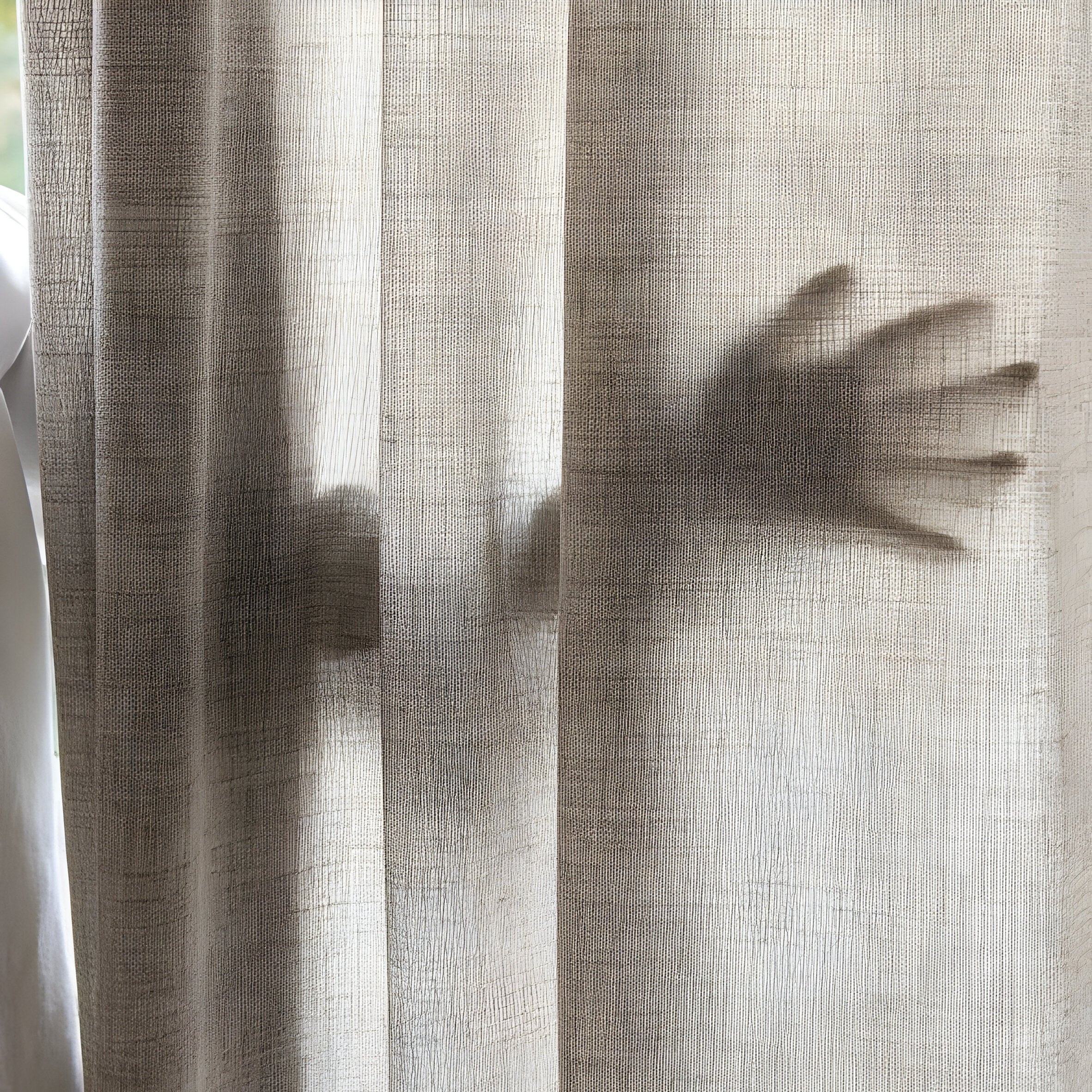 Voile-Vorhang im japanischen Stil – Weich und lichtdurchlässig | Dezente Fensterdekoration