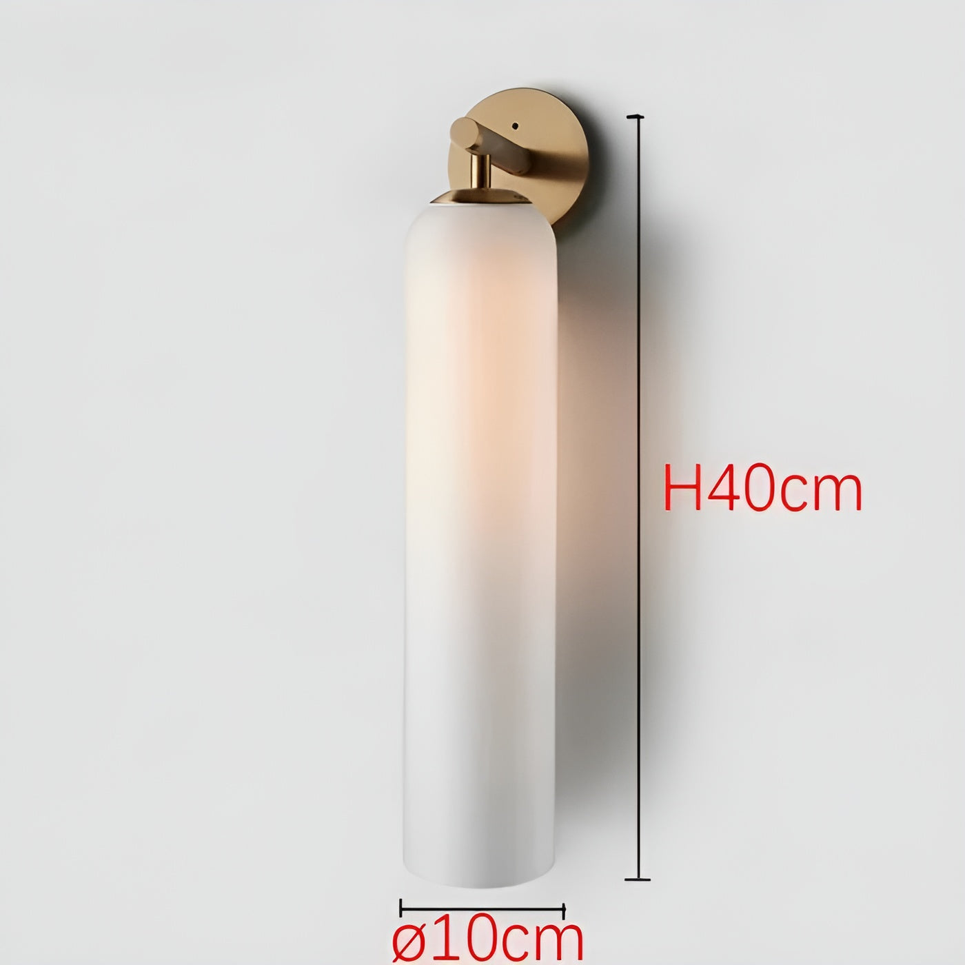 LustraGlow Light - Moderne LED-Wandleuchte für die Wandmontage aus Glas