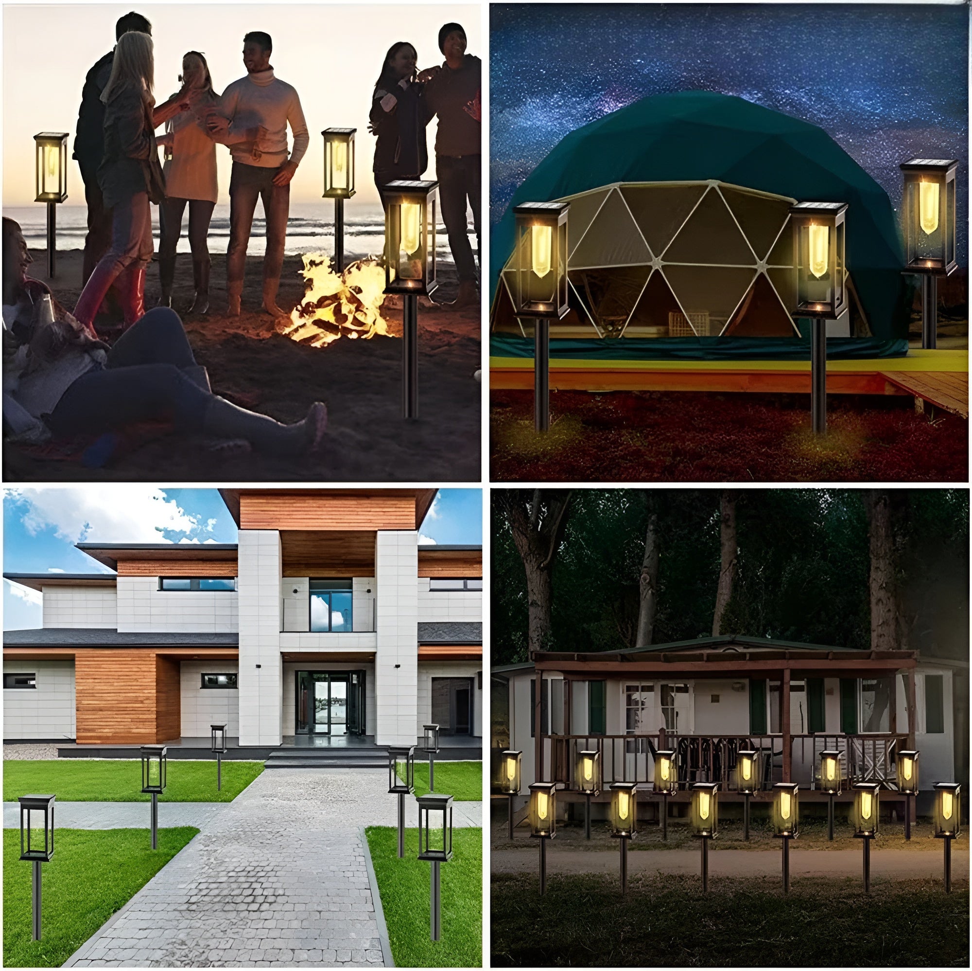 Solar Gartenleuchte – Dekoratives Licht für eine Gemütliche Atmosphäre | Perfekt für Terrasse und Garten