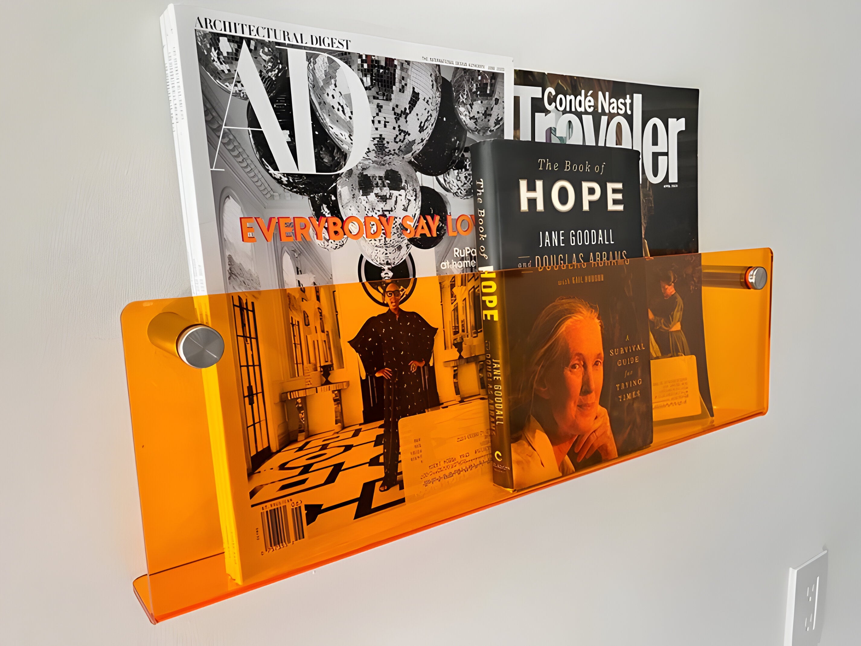 Wandregal aus Acryl –  Modernes und dekoratives Regal für Wohnzimmer & Büro