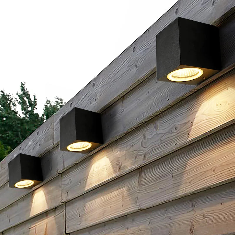 Seralyn Außenwandleuchte – Außenwandlampe mit schlankem Aluminiumgehäuse, Ansicht 4