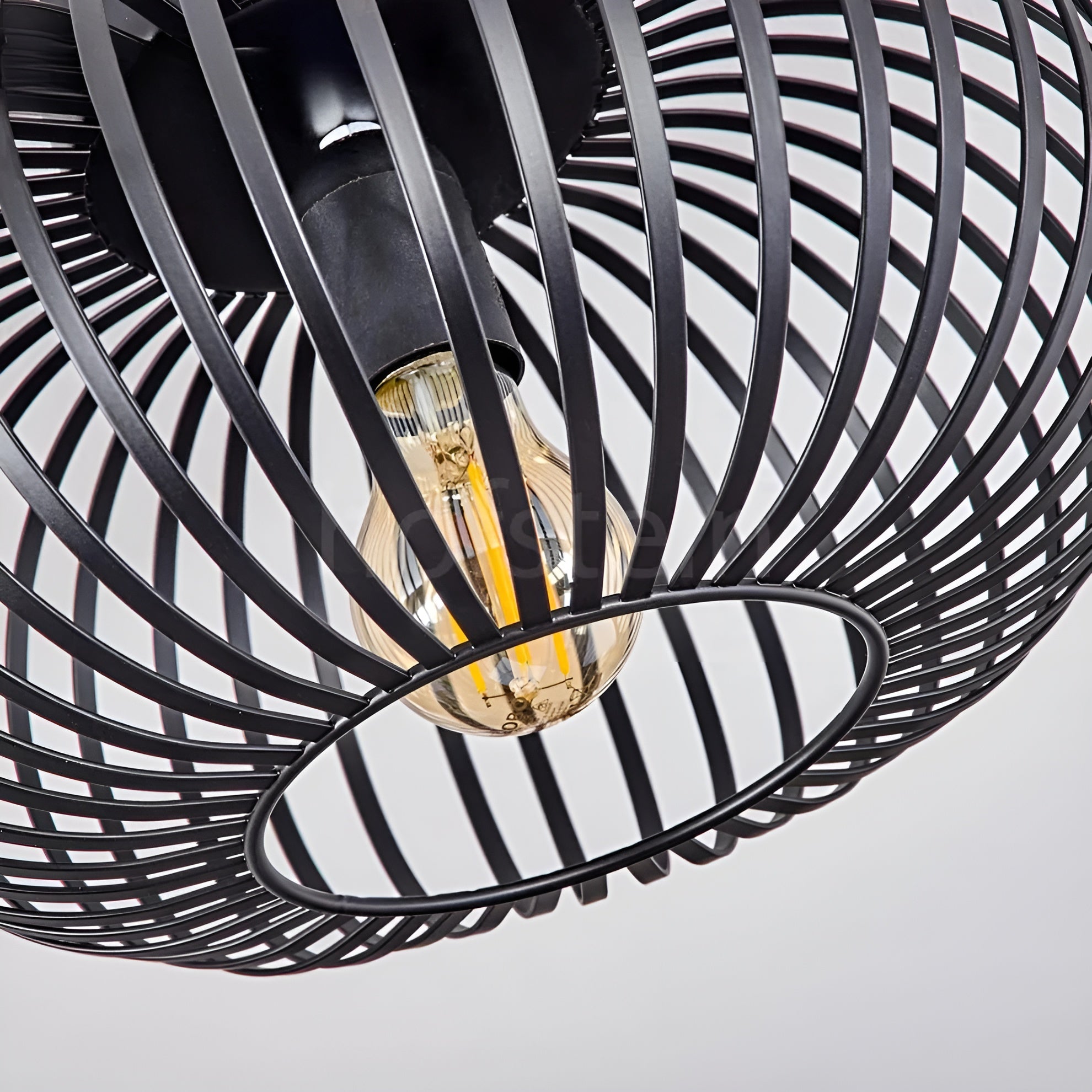 Industrielle Deckenleuchte im Laternen-Design – Dekorative Lampe für Flur, Balkon, Wohnzimmer & Esszimmer