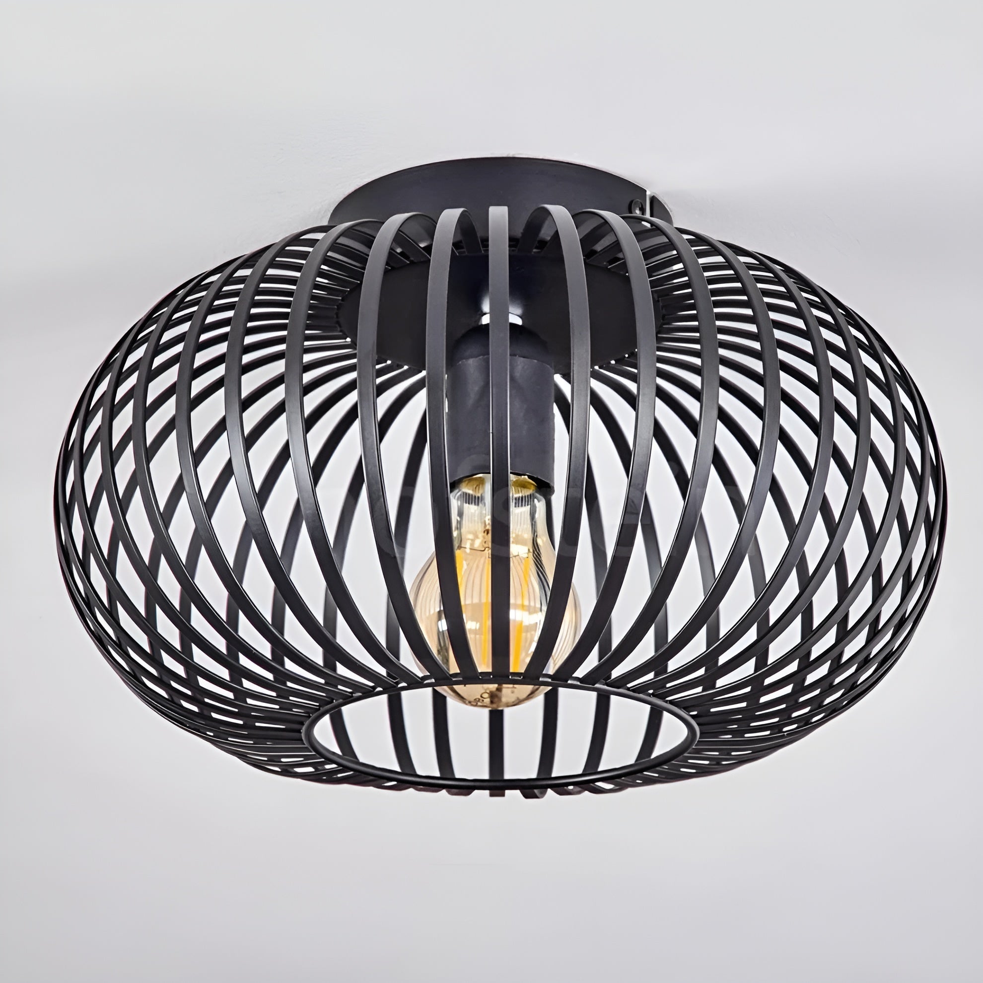 Industrielle Deckenleuchte im Laternen-Design – Dekorative Lampe für Flur, Balkon, Wohnzimmer & Esszimmer