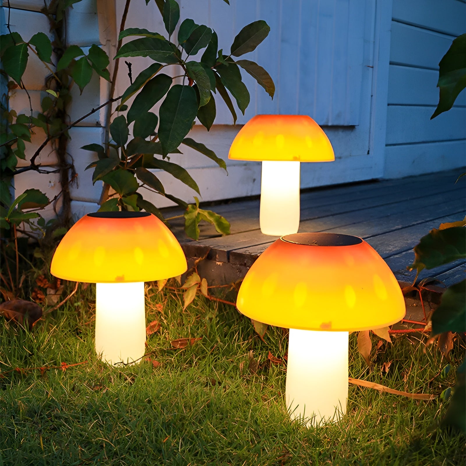 Solarlampe in Pilzform – Wetterfest und Dekorative Gartenbeleuchtung für Außenbereiche