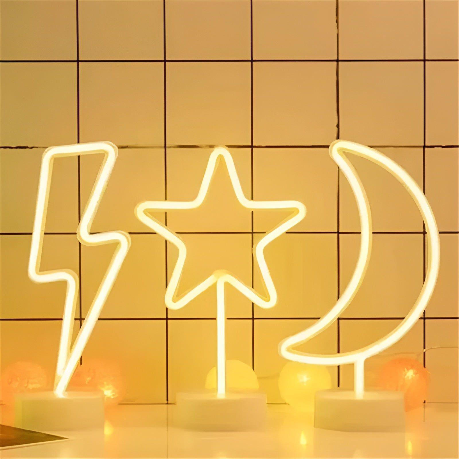 SignBright Light - Haus und Bar Dekoration Neon Zeichen Beleuchtung mit Basis Elegare