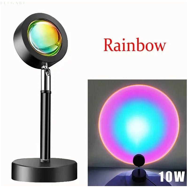 Sunset lampe - Sonnenuntergang Projektionslampe - Elegare - DEA167 - Regenbogen