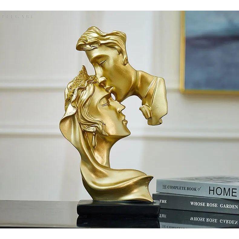 Sweet Kiss - Stirnküssendes Liebespaar Statue - Elegare - DEA188 -