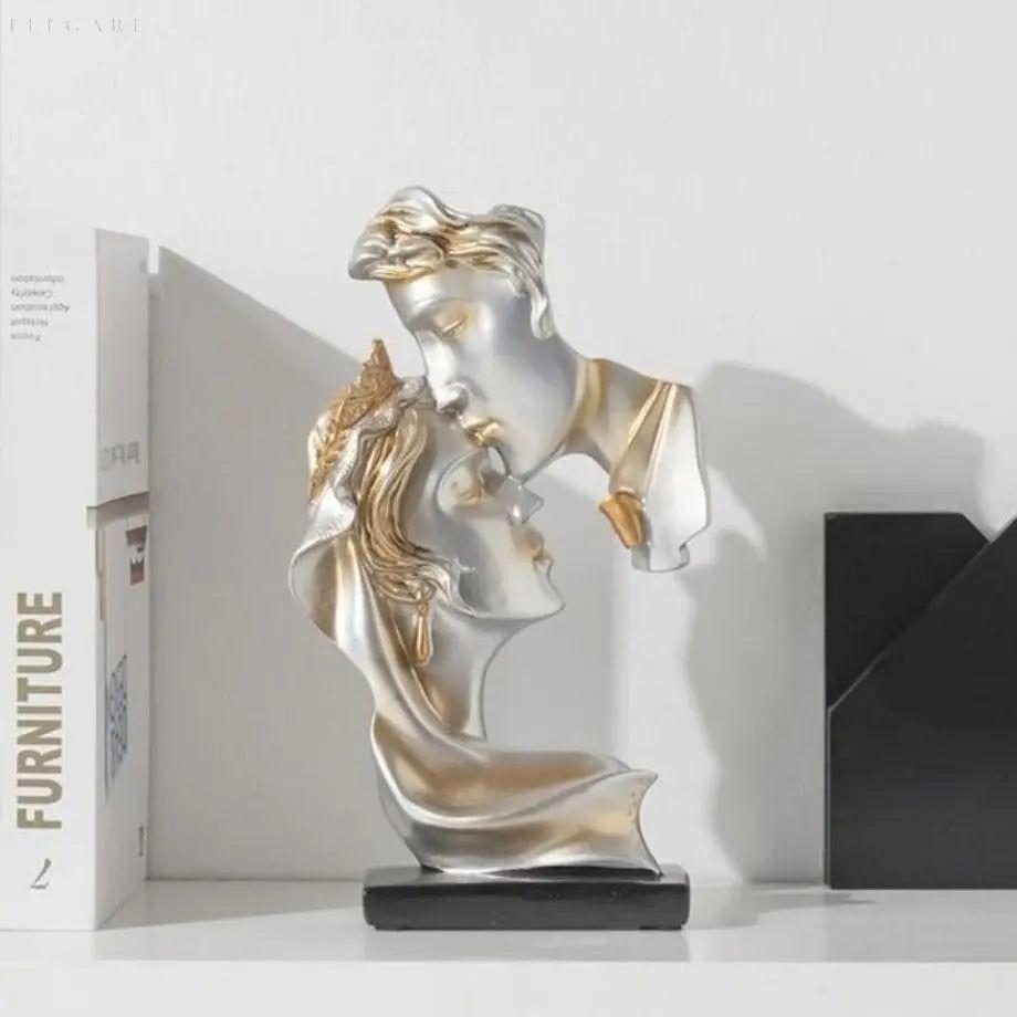 Sweet Kiss - Stirnküssendes Liebespaar Statue - Elegare - DEA188 -