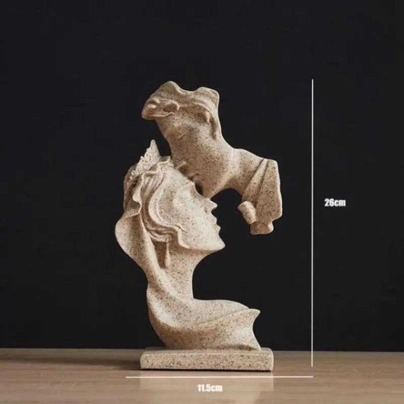 Sweet Kiss - Stirnküssendes Liebespaar Statue - Elegare - DEA188 -