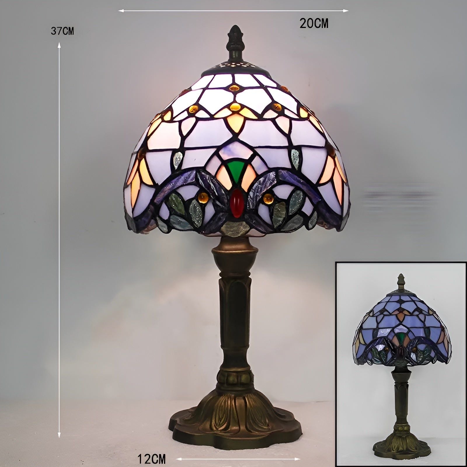 LuxeTiffany Light - Retro Baroque LED Wandleuchte