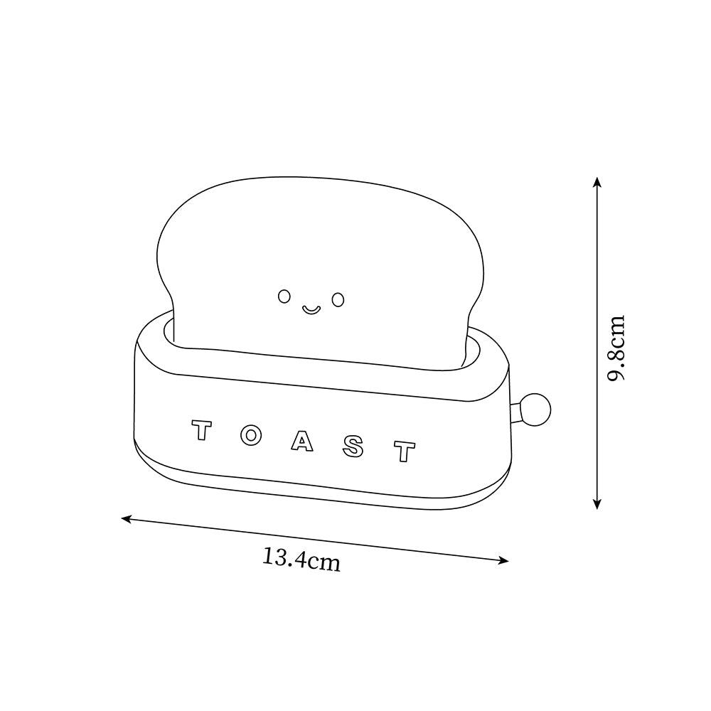 GlowToast Lampe – Tragbare Brot-Toast Cartoon LED Nachtlampe