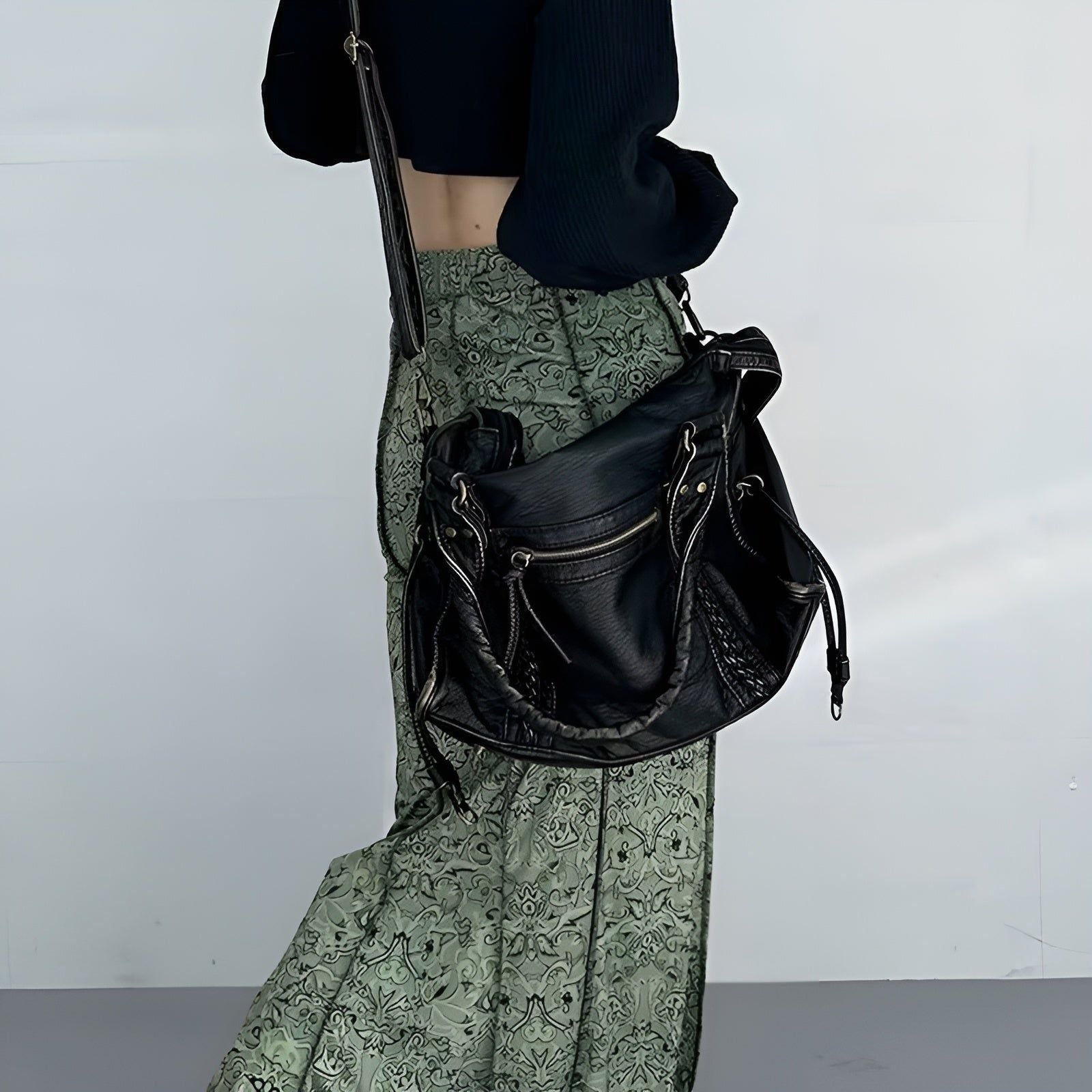 Gloria Bag - Luxus Echtleder Schultertasche Elegare