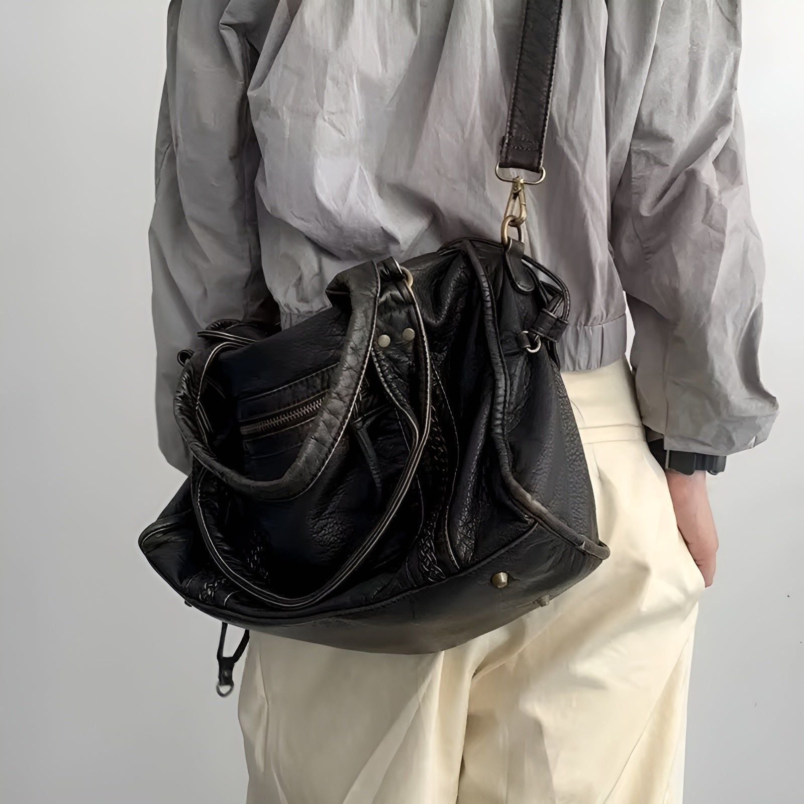 Gloria Bag - Luxus Echtleder Schultertasche Elegare
