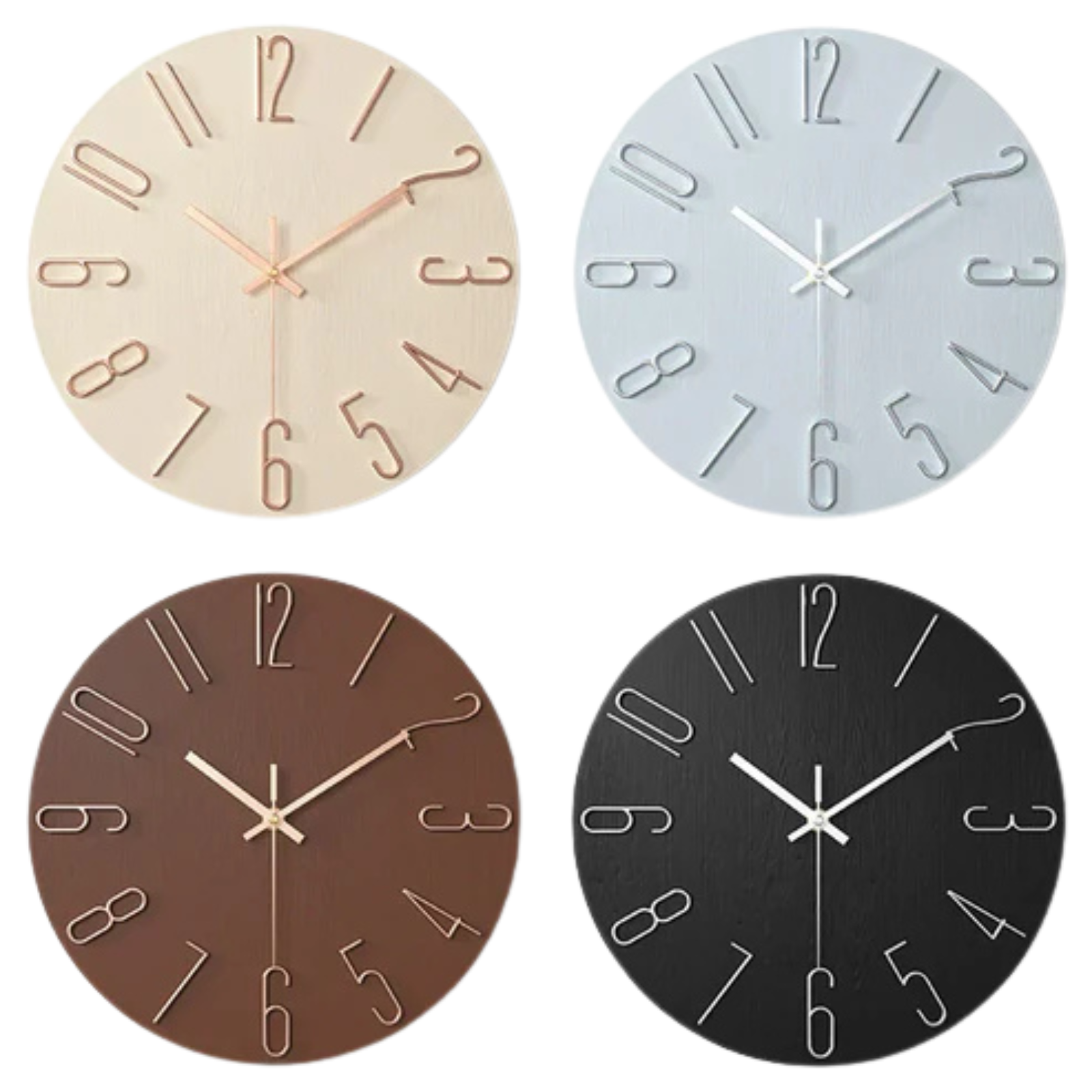 3D Wanduhr – Modern und Elegant | Dekorative Wanduhr für Wohnzimmer und Büro