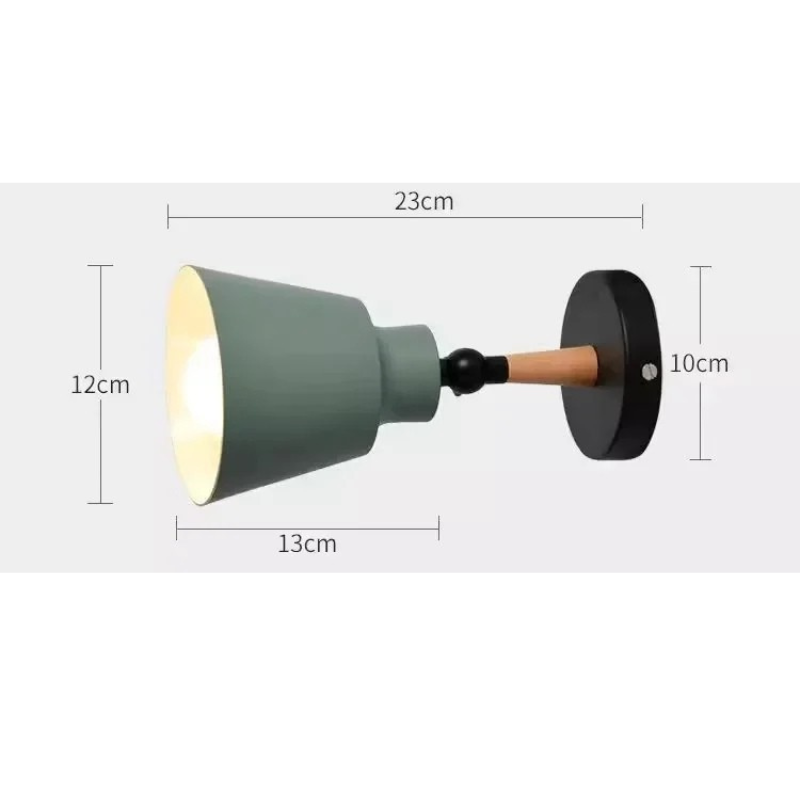 LED Wandleuchte aus Massivholz – Minimalistisches Design für Schlafzimmer und Flur