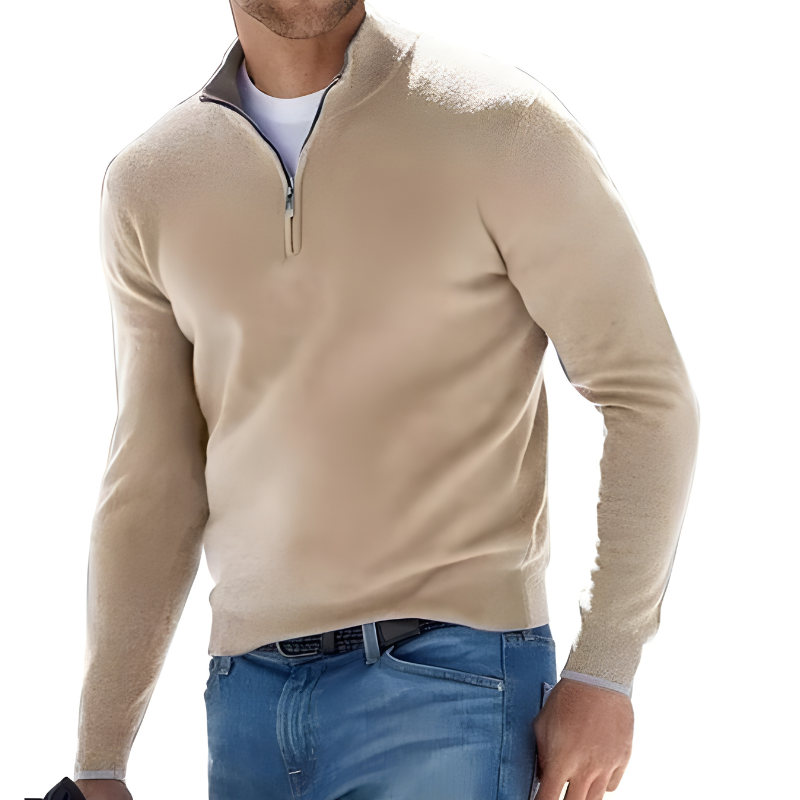 Kaschmirpullover Herren Langarm Gesamtansicht
