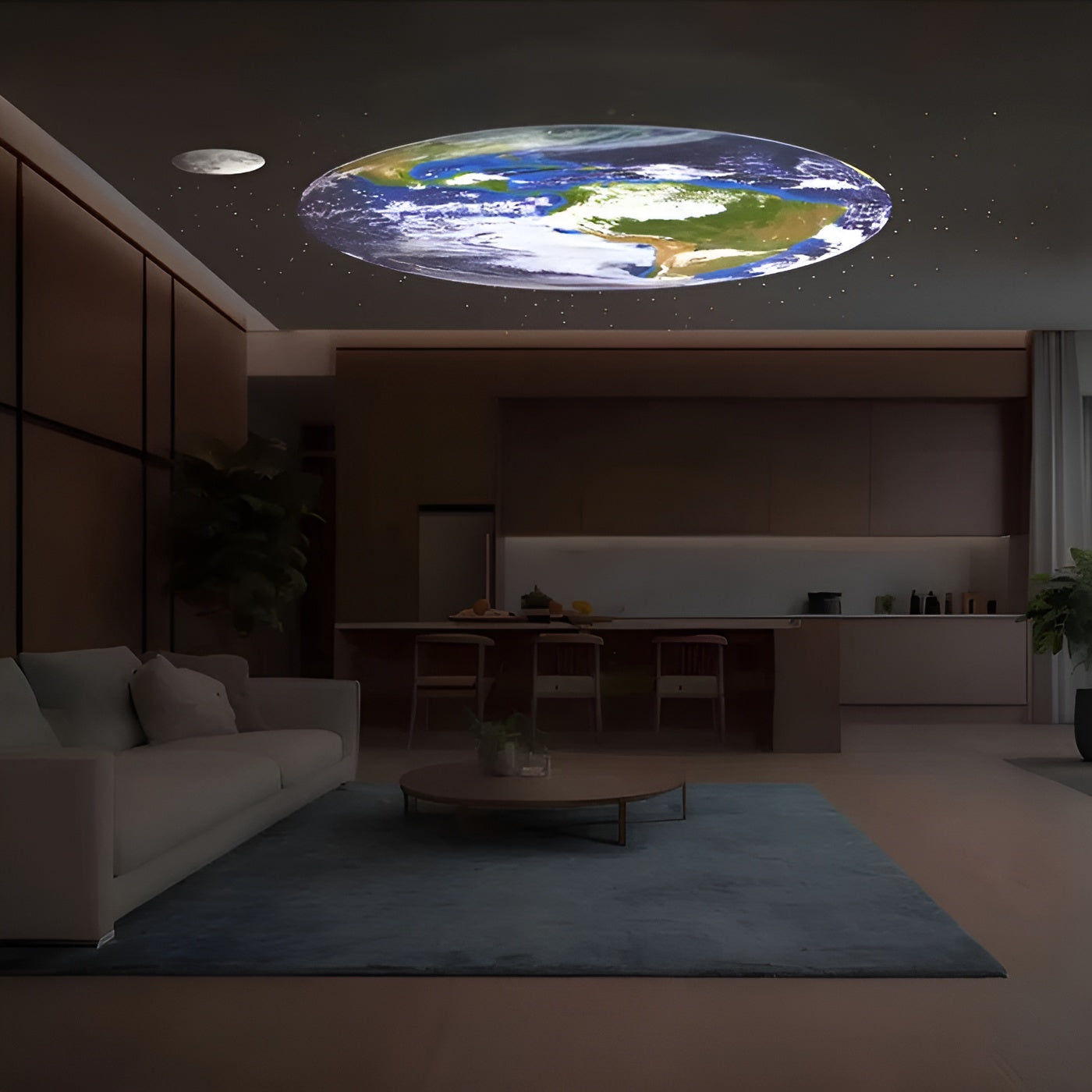 Mondlampe mit Sternenprojektion – Stimmungsvolle LED-Beleuchtung für Schlafzimmer & Kinderzimmer