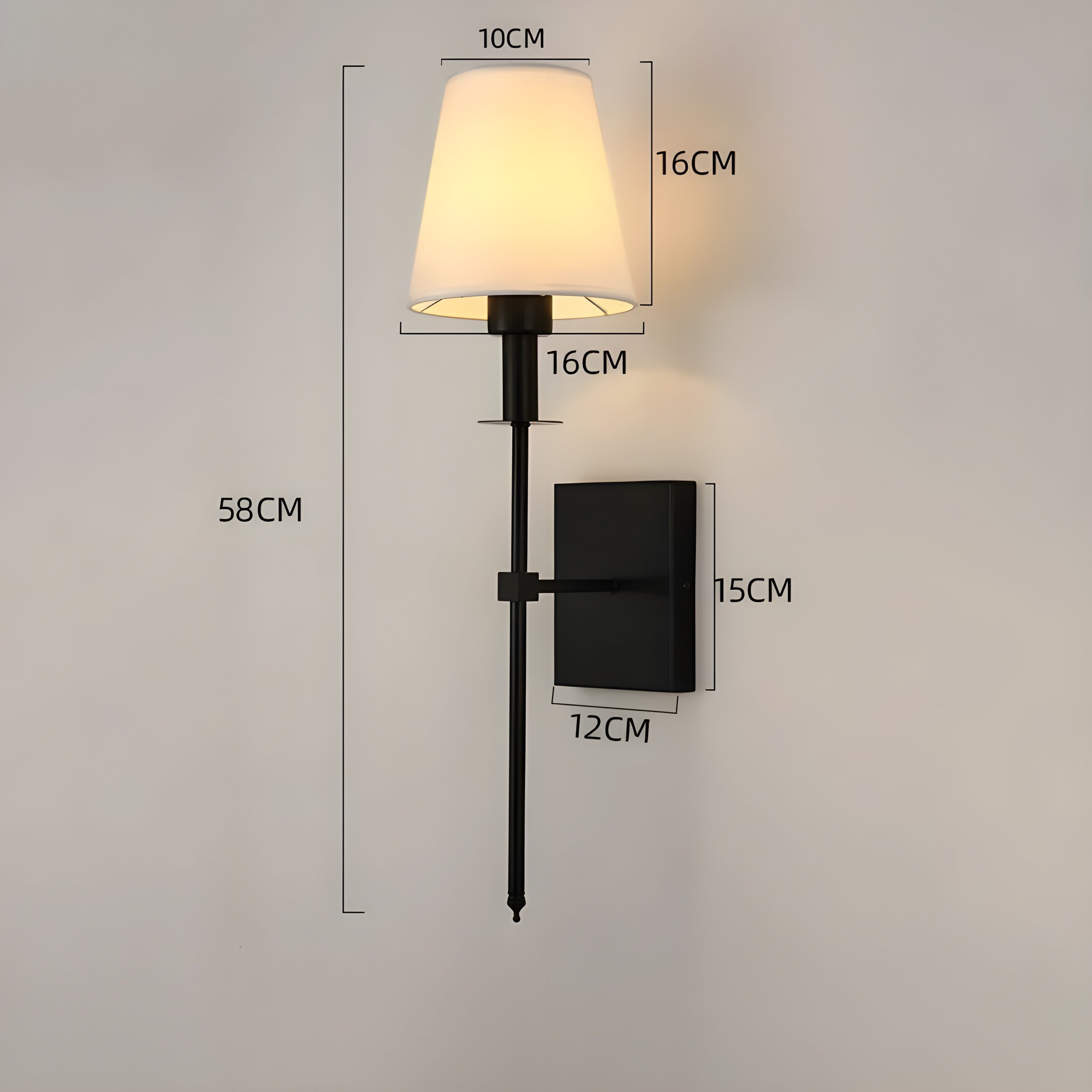 AuraShade Light - Wiederaufladbare Ameran LED-Wandleuchte
