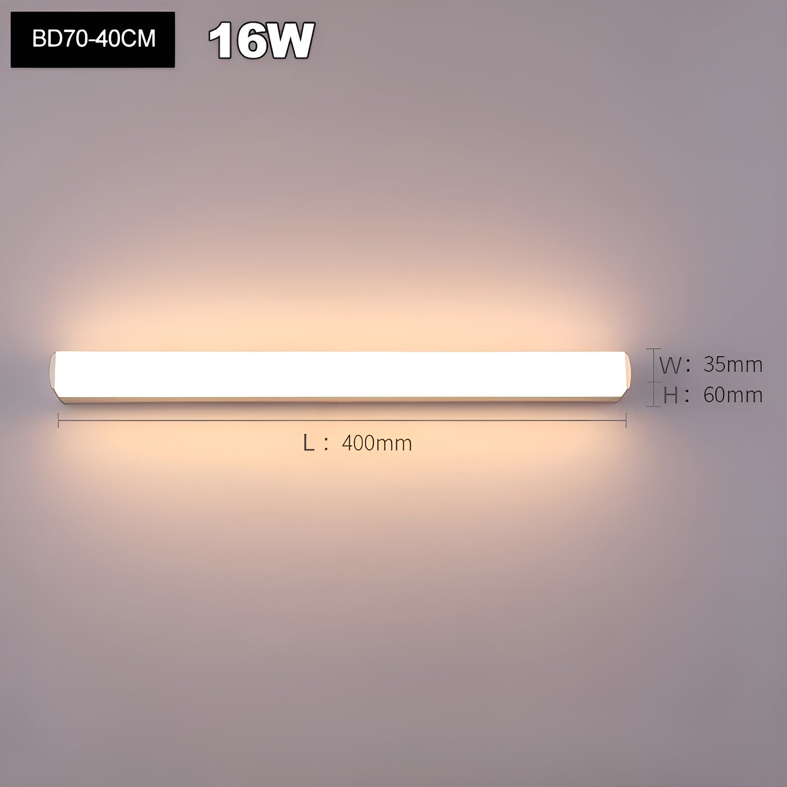 Moderne LED-Wandleuchte – Feuchtigkeitsresistent & Stilvoll | Ideal für Bad und Schlafzimmer