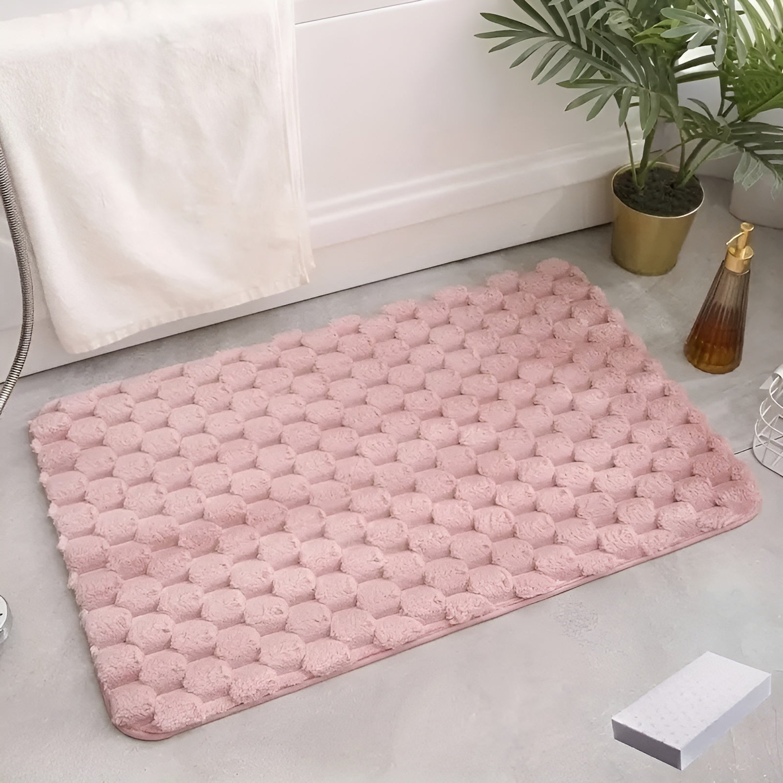 Rutschfeste Badematte mit Memory-Schaum – Extra weich und rutschfest | Ideal für Badezimmer, Schlafzimmer und Bett