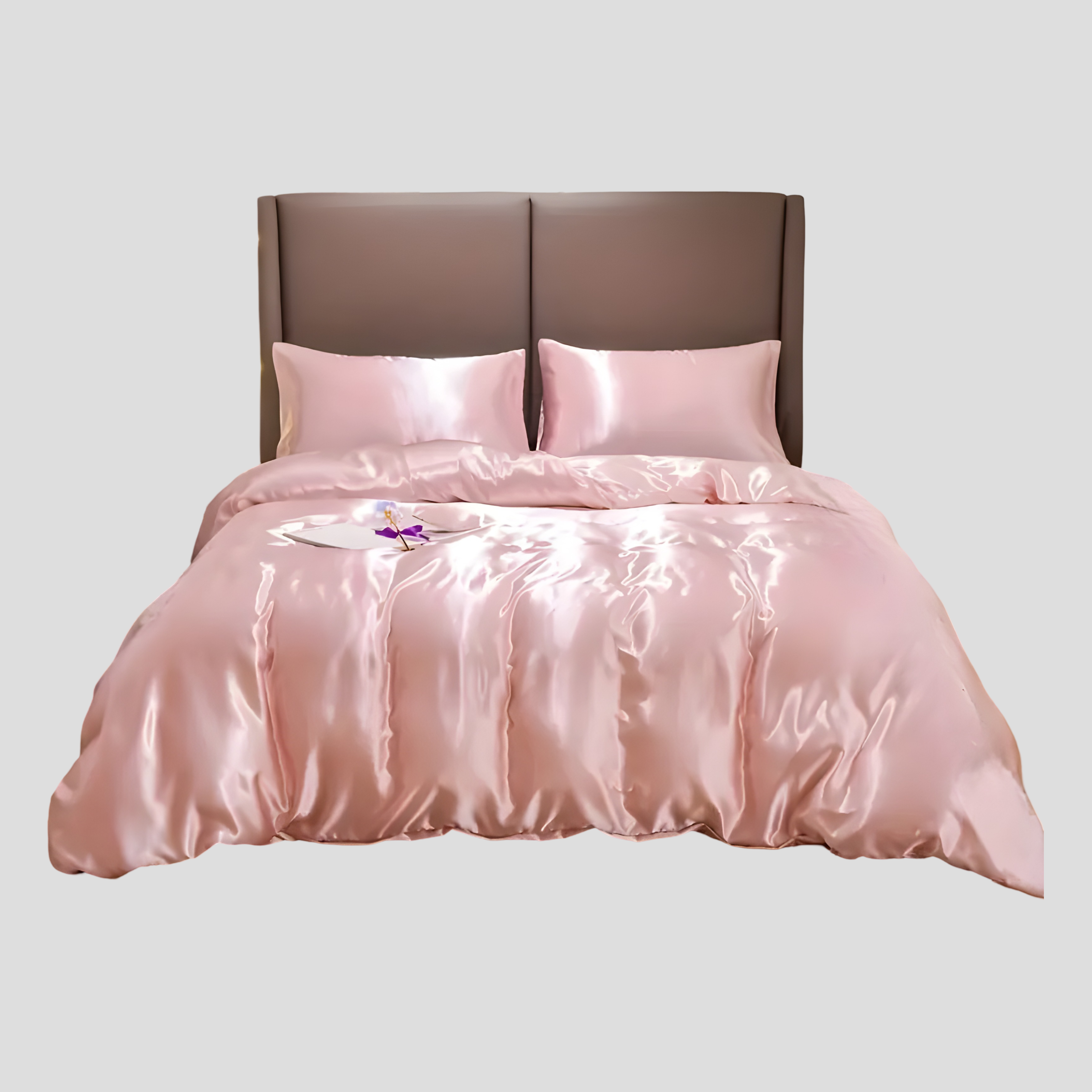 SatinNest Duvet Set - 3tlg. Satin Bettbezug Set