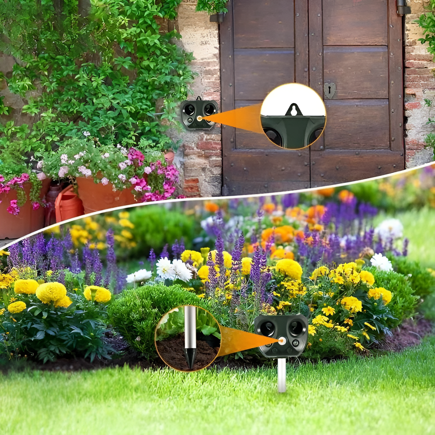 SafeScape Schädlingsbekämpfung - Solarbetriebene Schädlingsbekämpfung mit Ultraschall