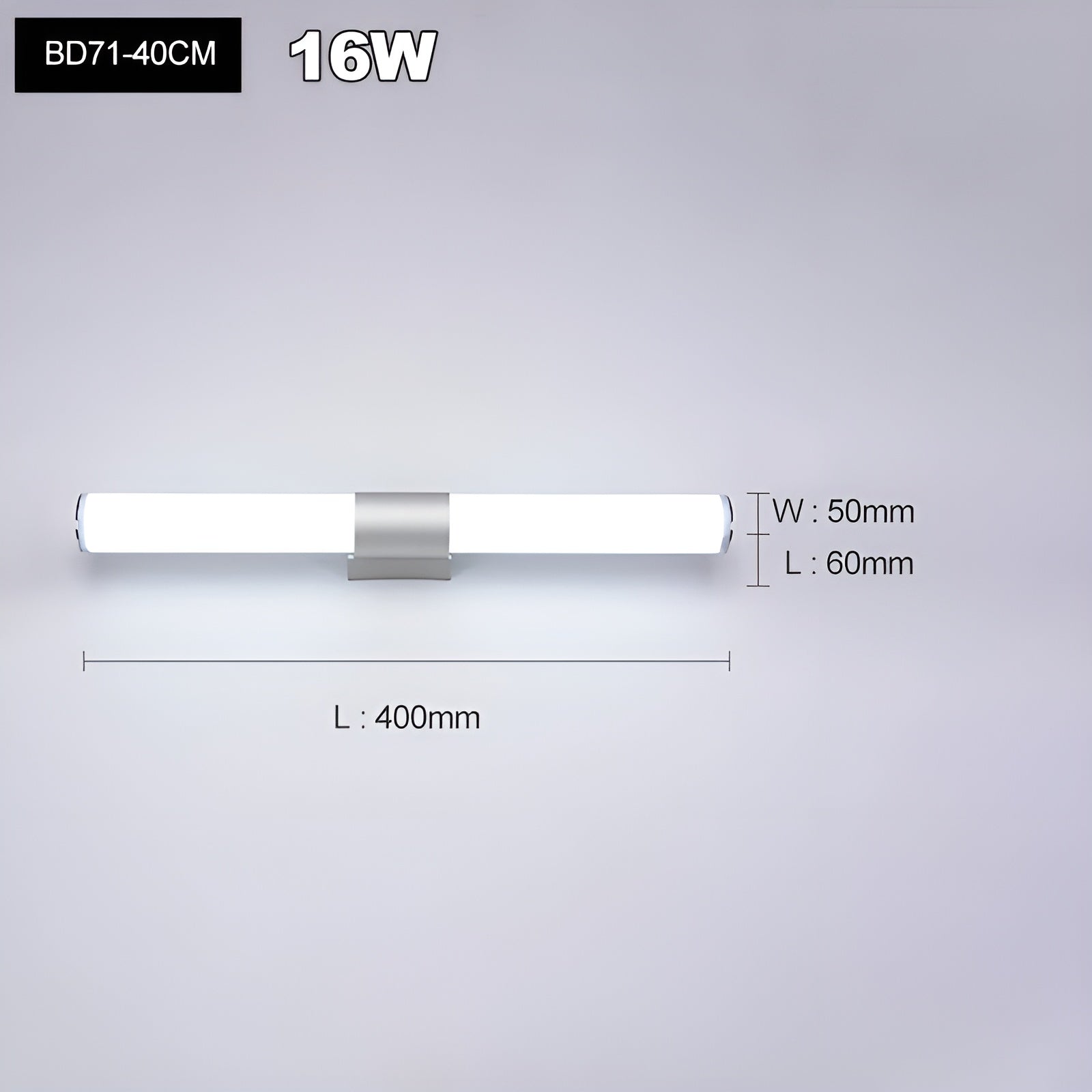 Moderne LED-Wandleuchte – Feuchtigkeitsresistent & Stilvoll | Ideal für Bad und Schlafzimmer
