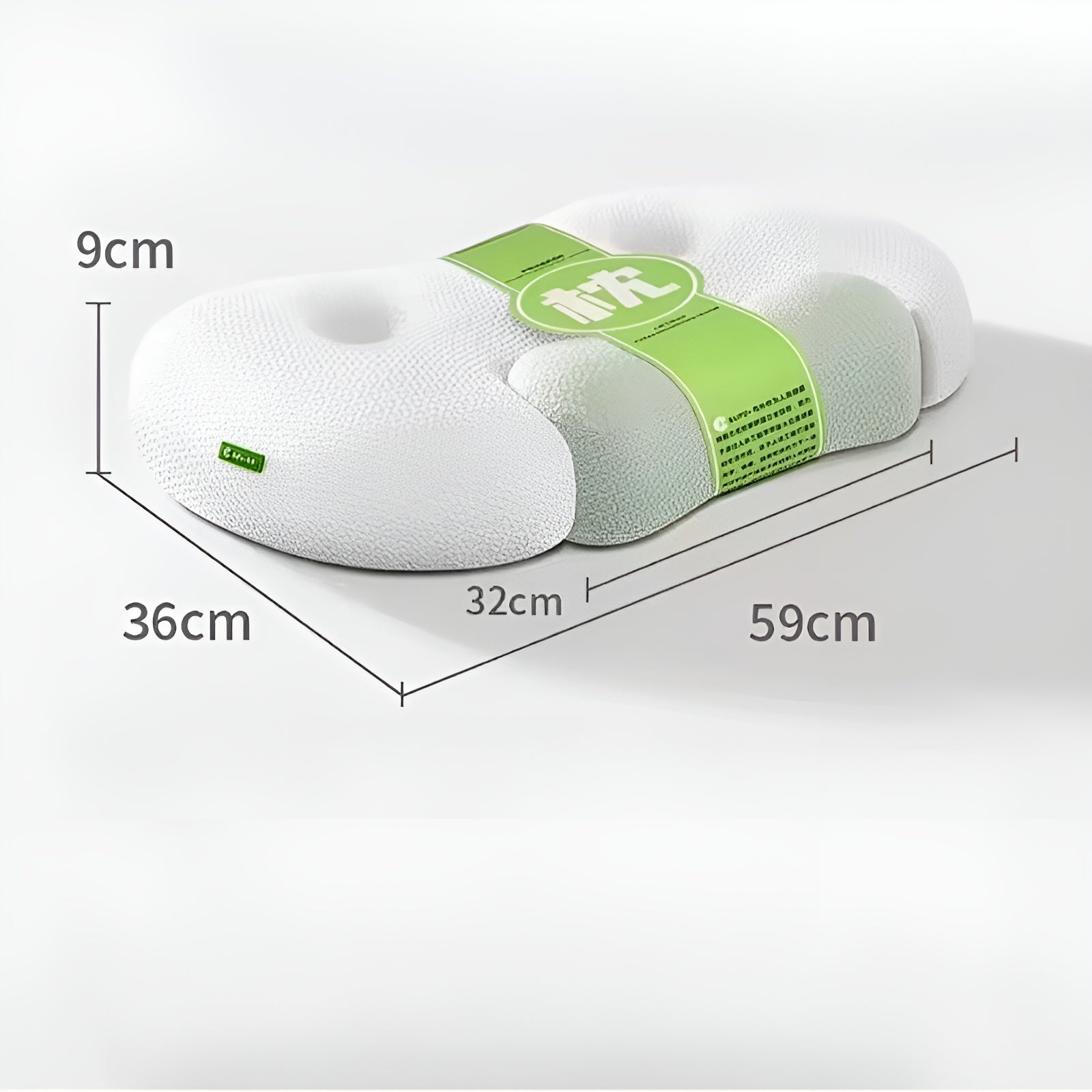 Nackenkissen aus Memory-Schaumstoff – Ergonomisches orthopädisches Konturstützkissen Bettkissen zur Linderung von Nackenschmerzen