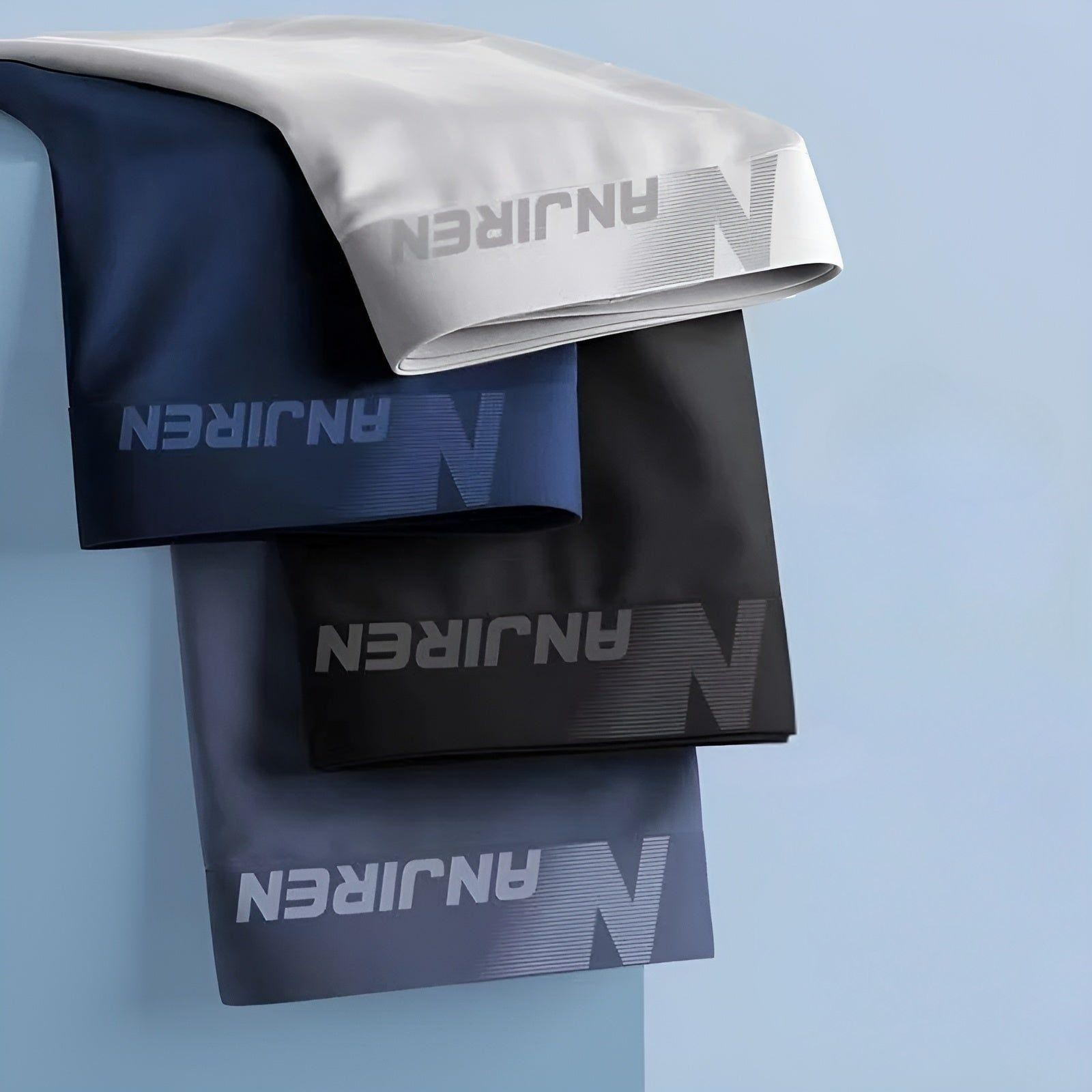 Herren-Boxershorts aus Ice Silk – Nahtlos, Weich & Atmungsaktiv | 4er-Pack
