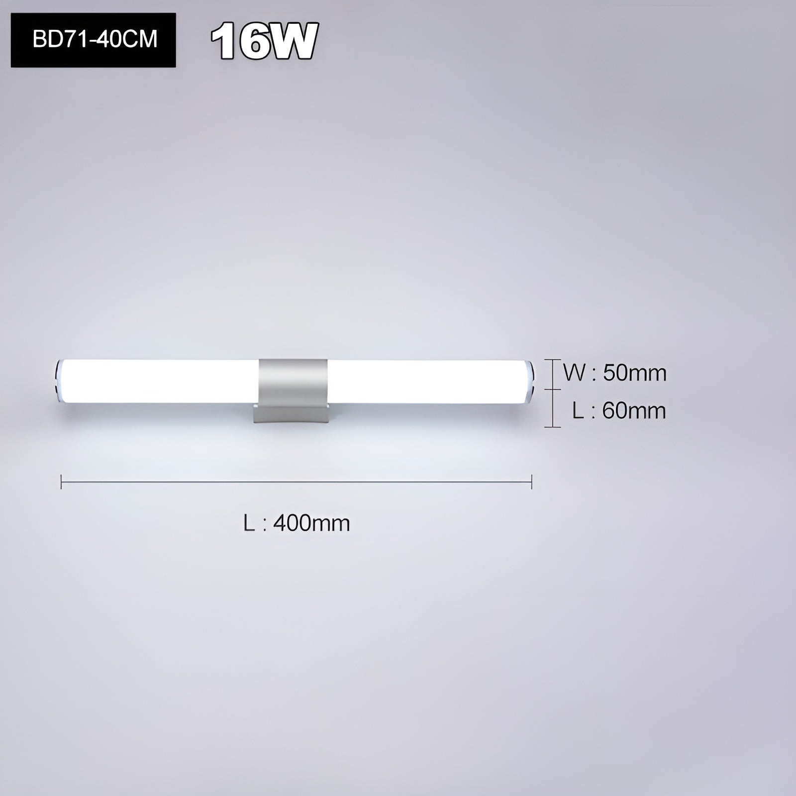 Moderne LED-Wandleuchte – Feuchtigkeitsresistent & Stilvoll | Ideal für Bad und Schlafzimmer