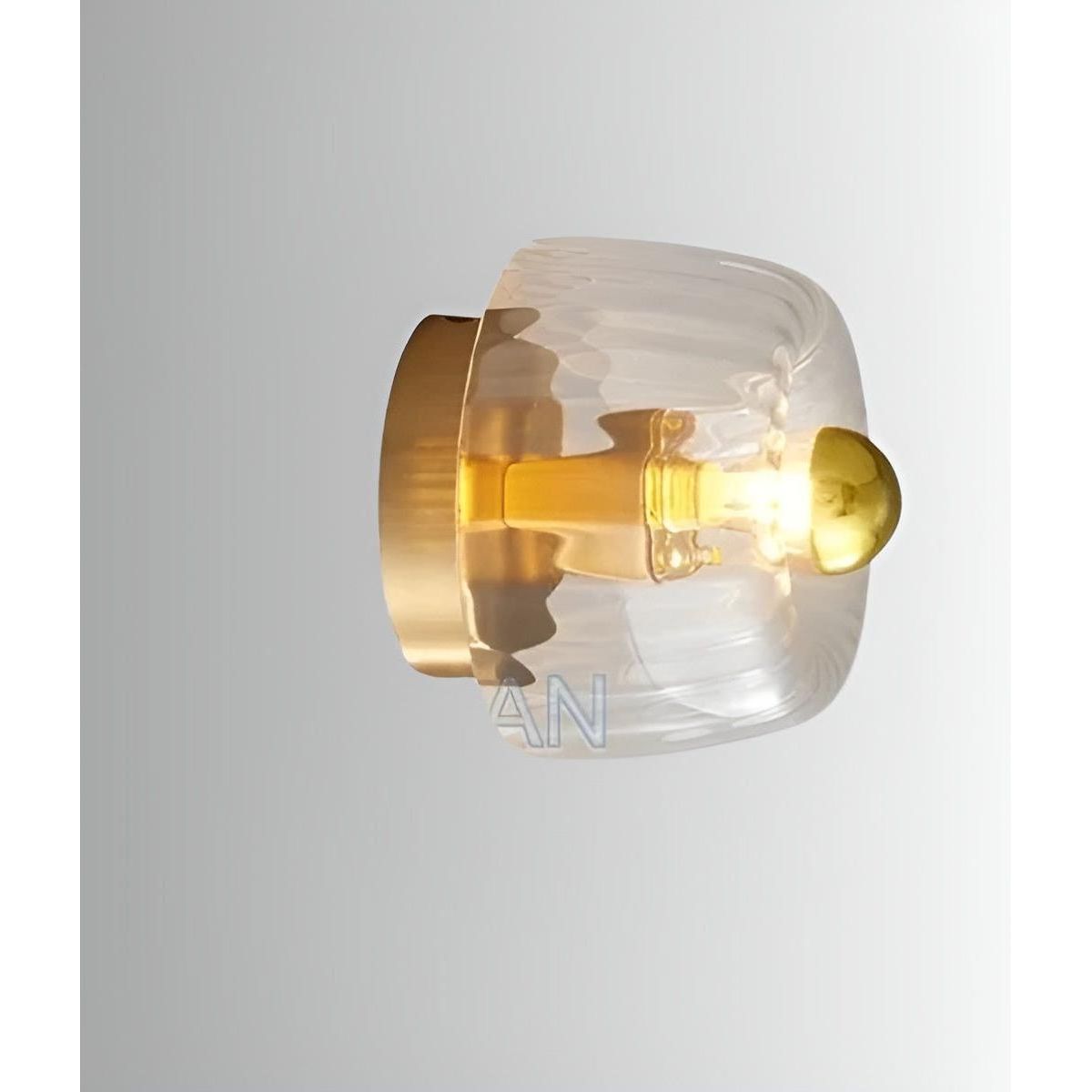 ScandiShine Light - Moderne Skandinavische Glas Wandleuchte
